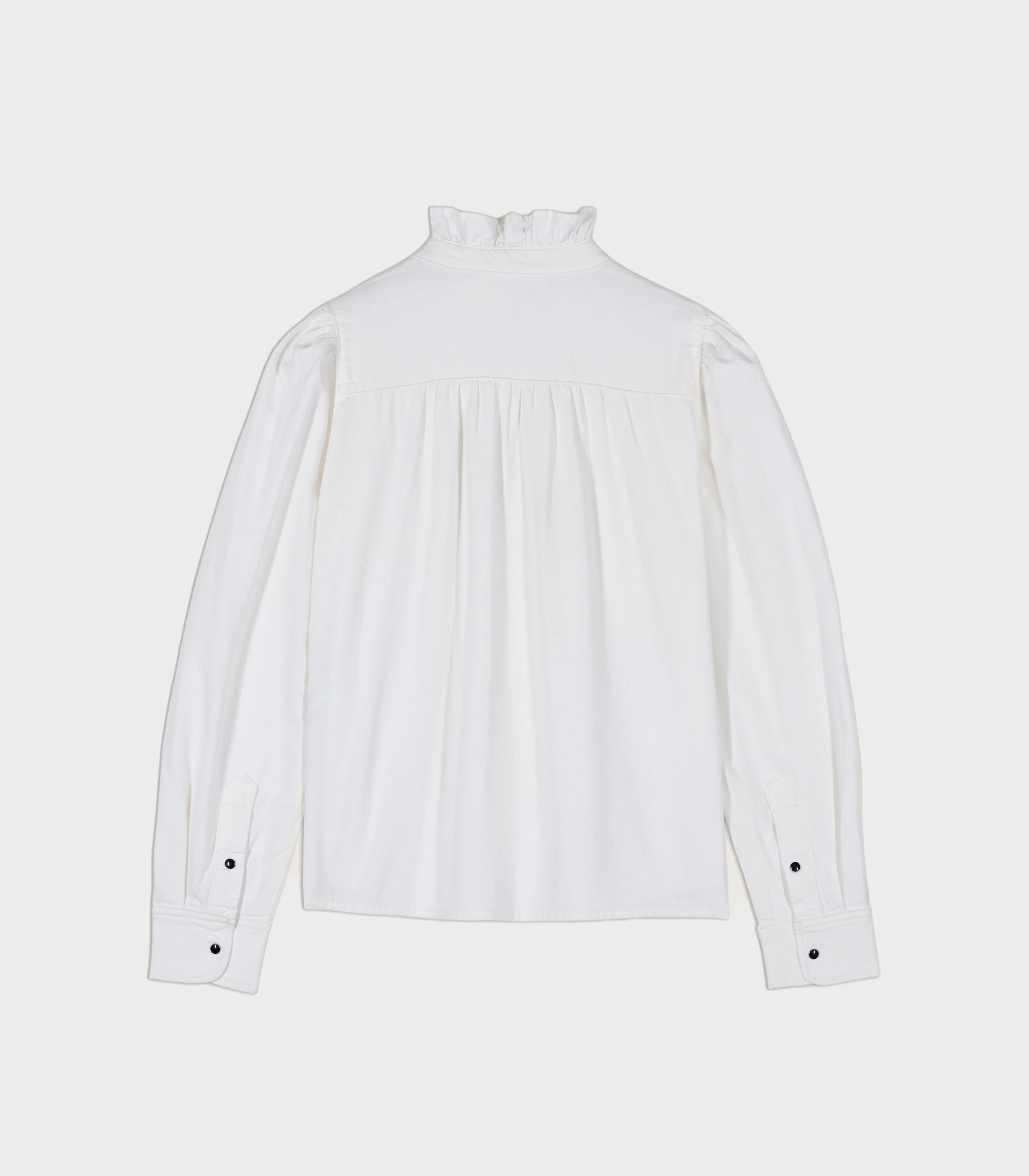 Ba&Sh - Omilac Ruffle-Trim Cotton Blouse - Image 3