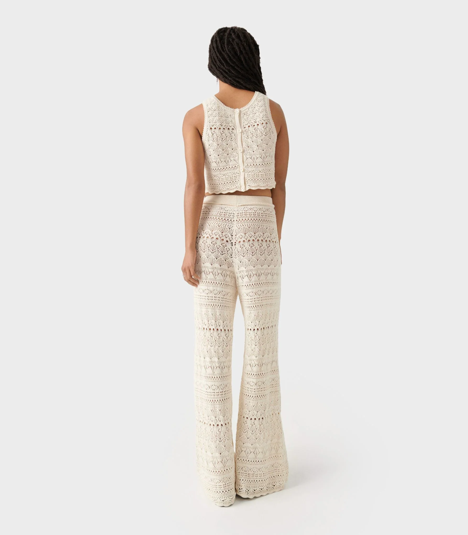 Ba&Sh -Patches Crocheted Trousers - Image 6