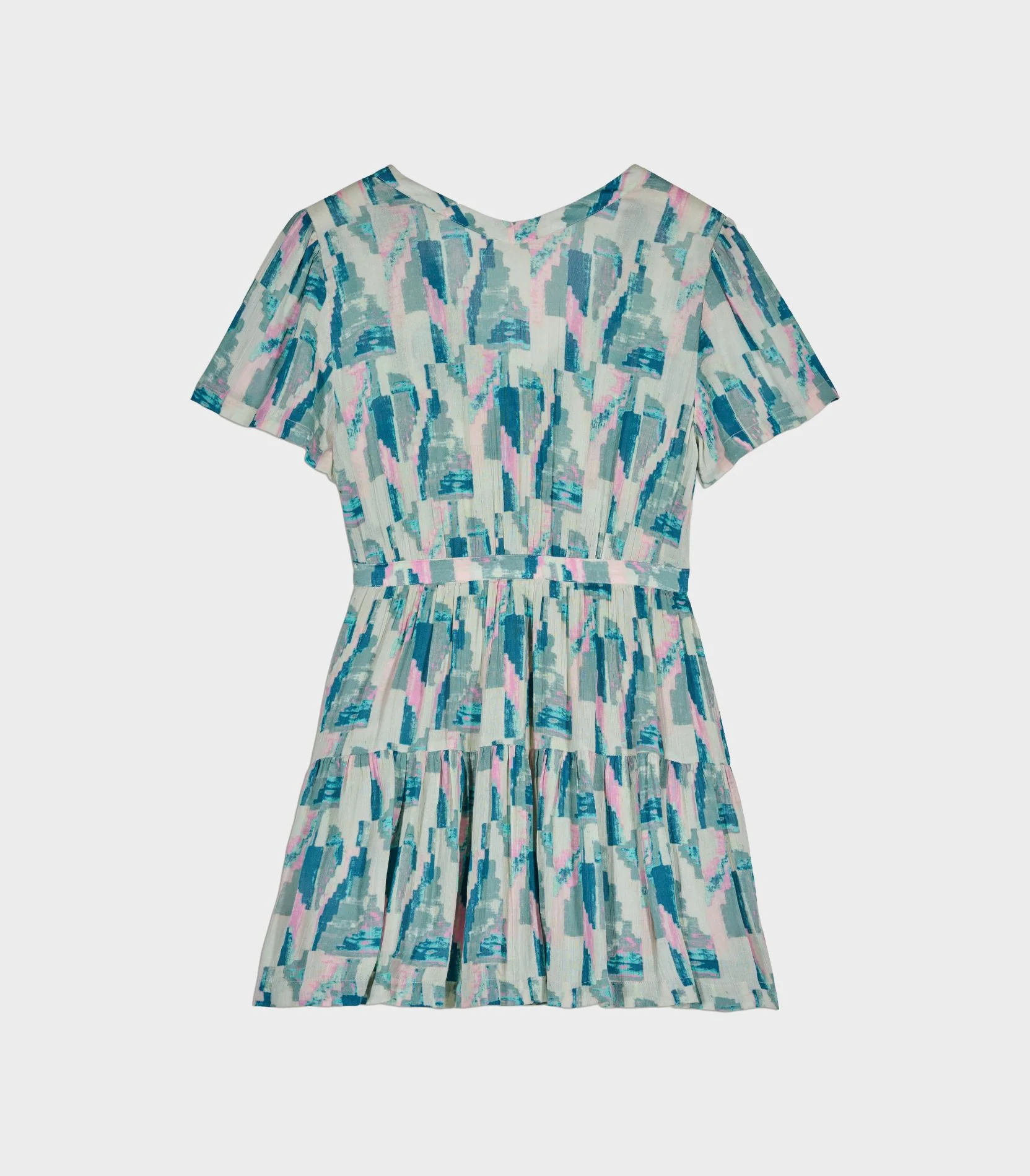 Ba&Sh -Talita Abstract-Print Mini Dress - Image 3