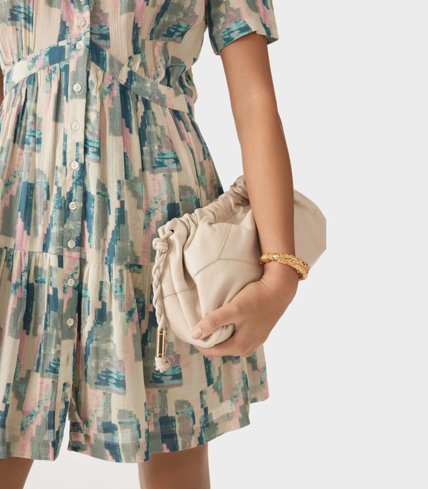 Ba&Sh -Talita Abstract-Print Mini Dress - Image 5