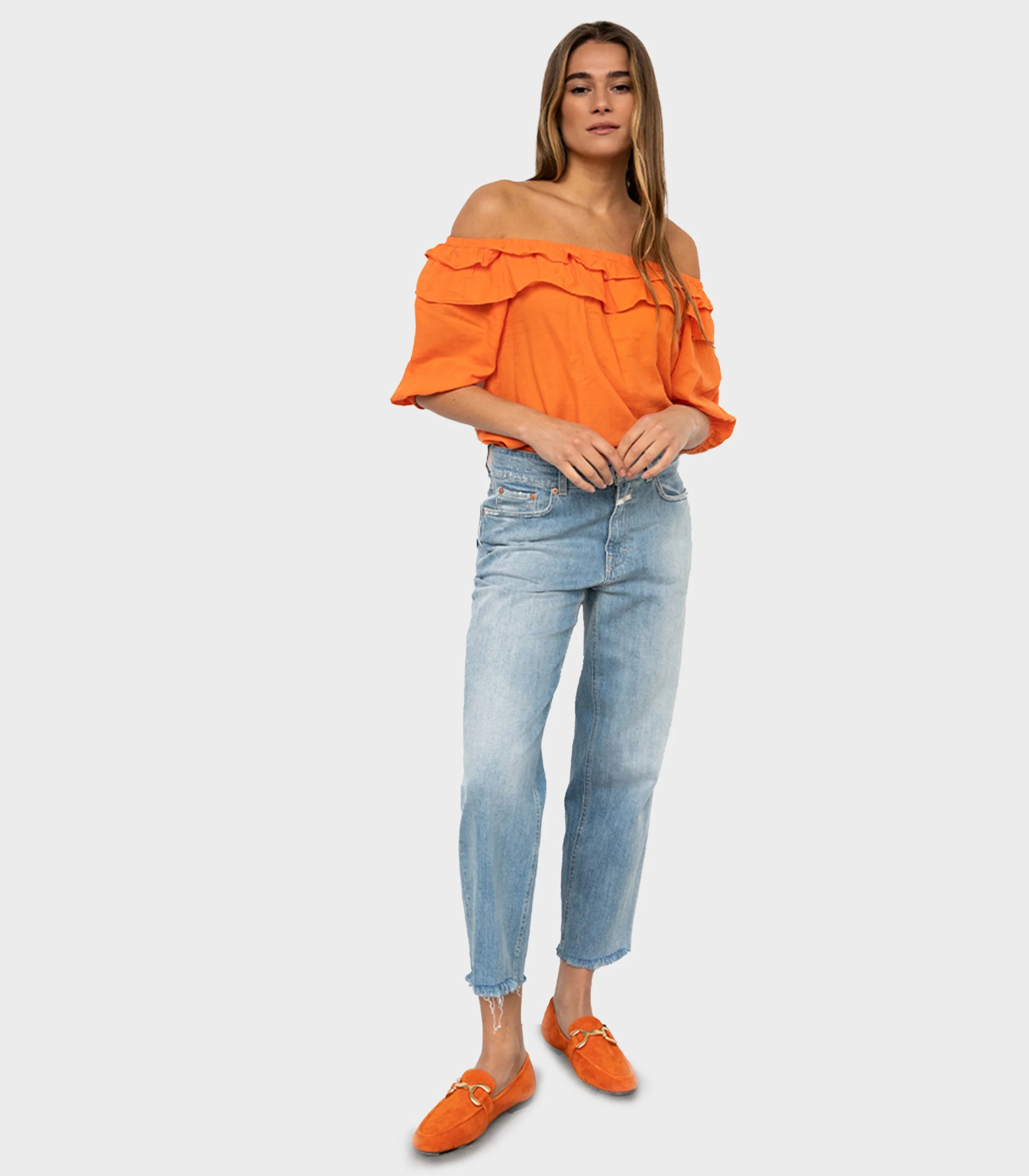 Ba&Sh - Off-Shoulder Ruffle Top - Image 3