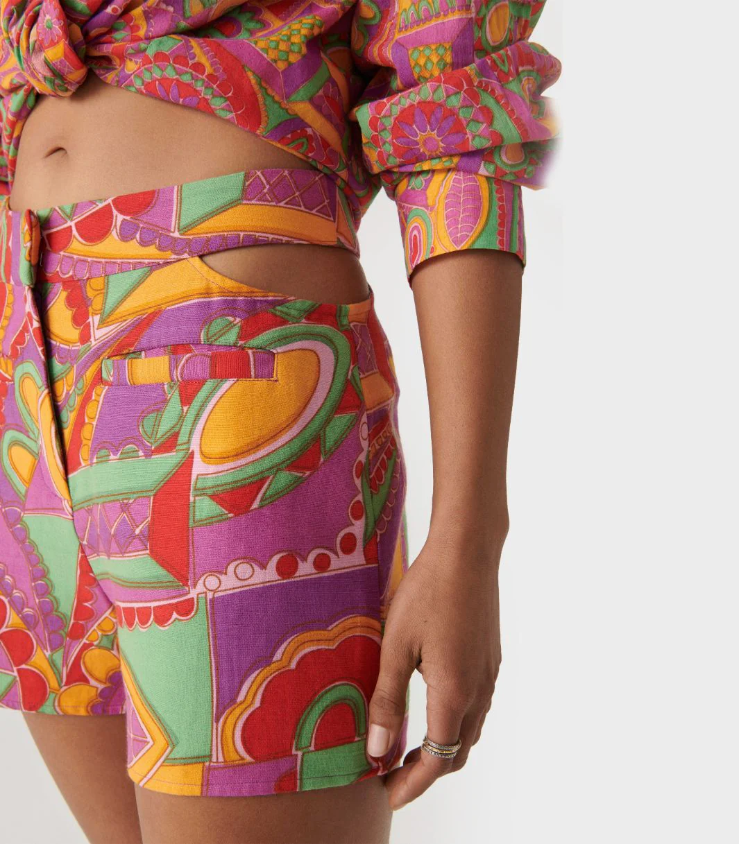 Ba&Sh -  Graphic-Print Shorts - Image 7
