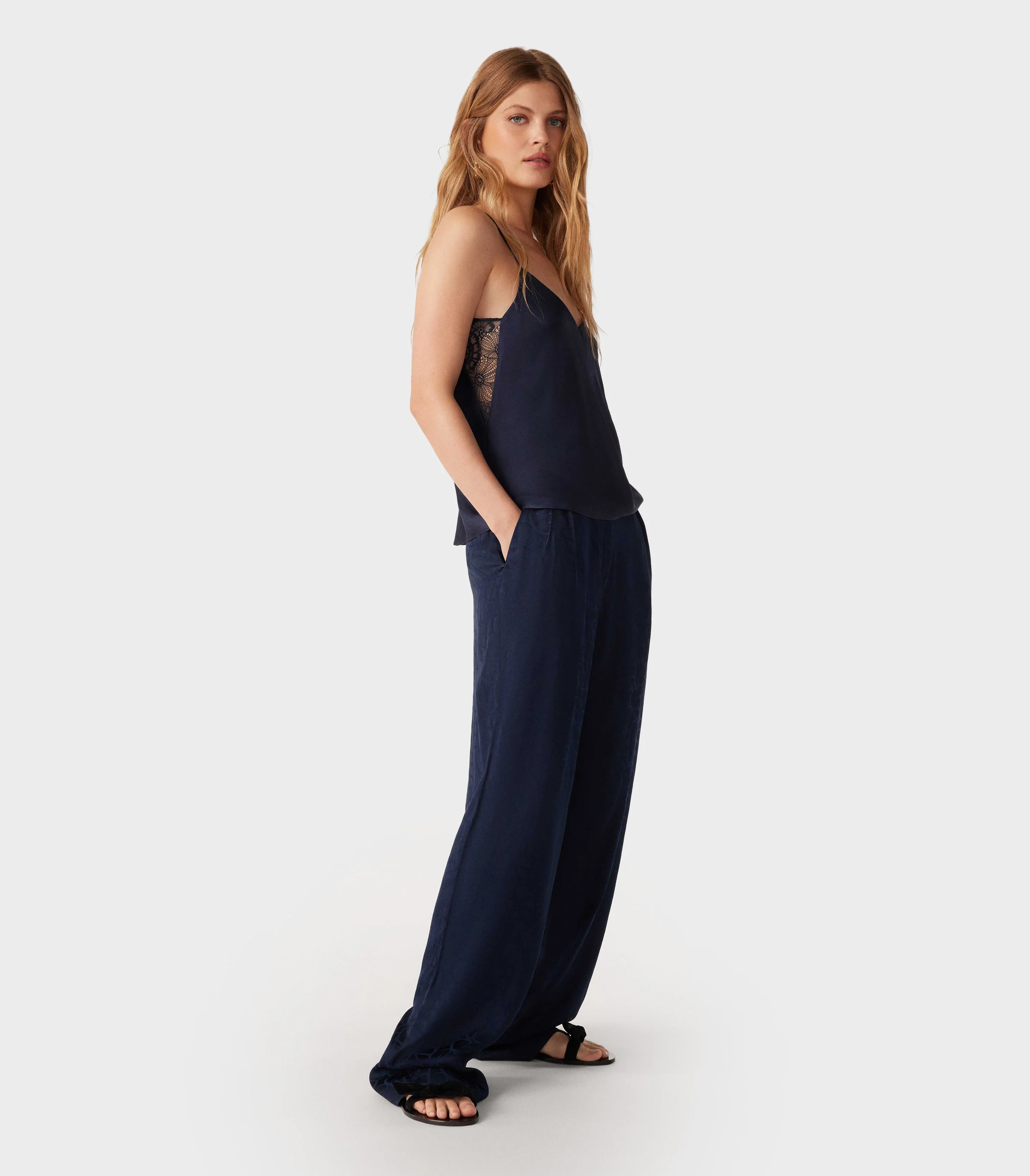 Ba&Sh - Clarisse Chantilly-Lace Detailing Top - Image 6