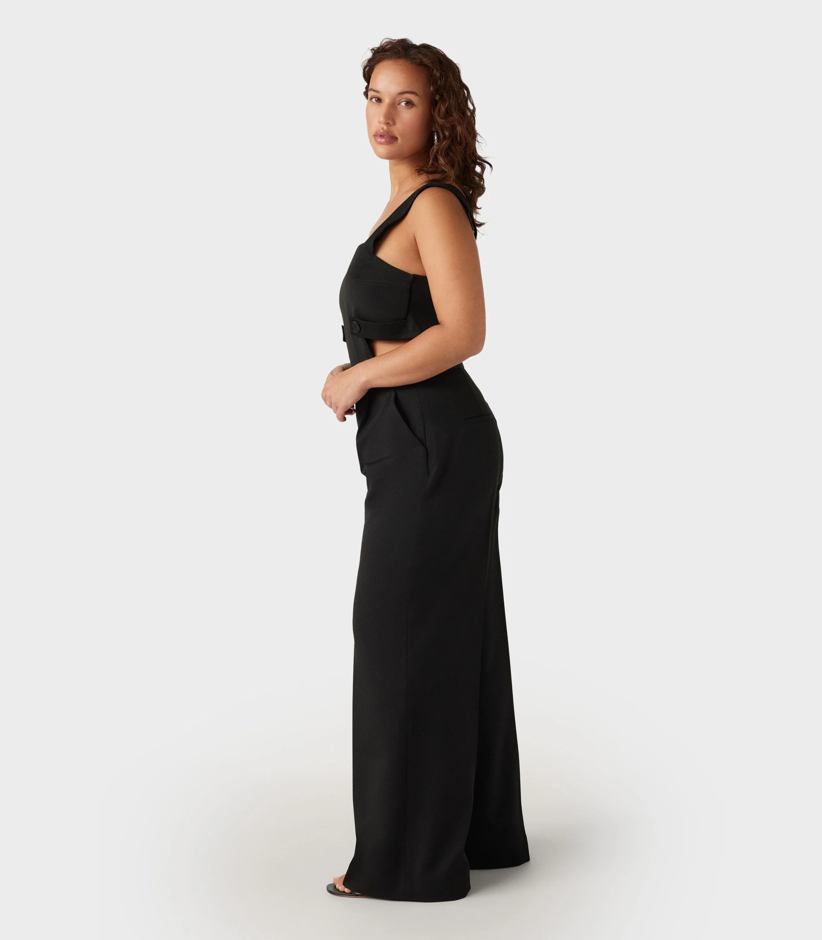Ba&Sh - Square-Neck Straight-Leg Jumpsuit - Image 4