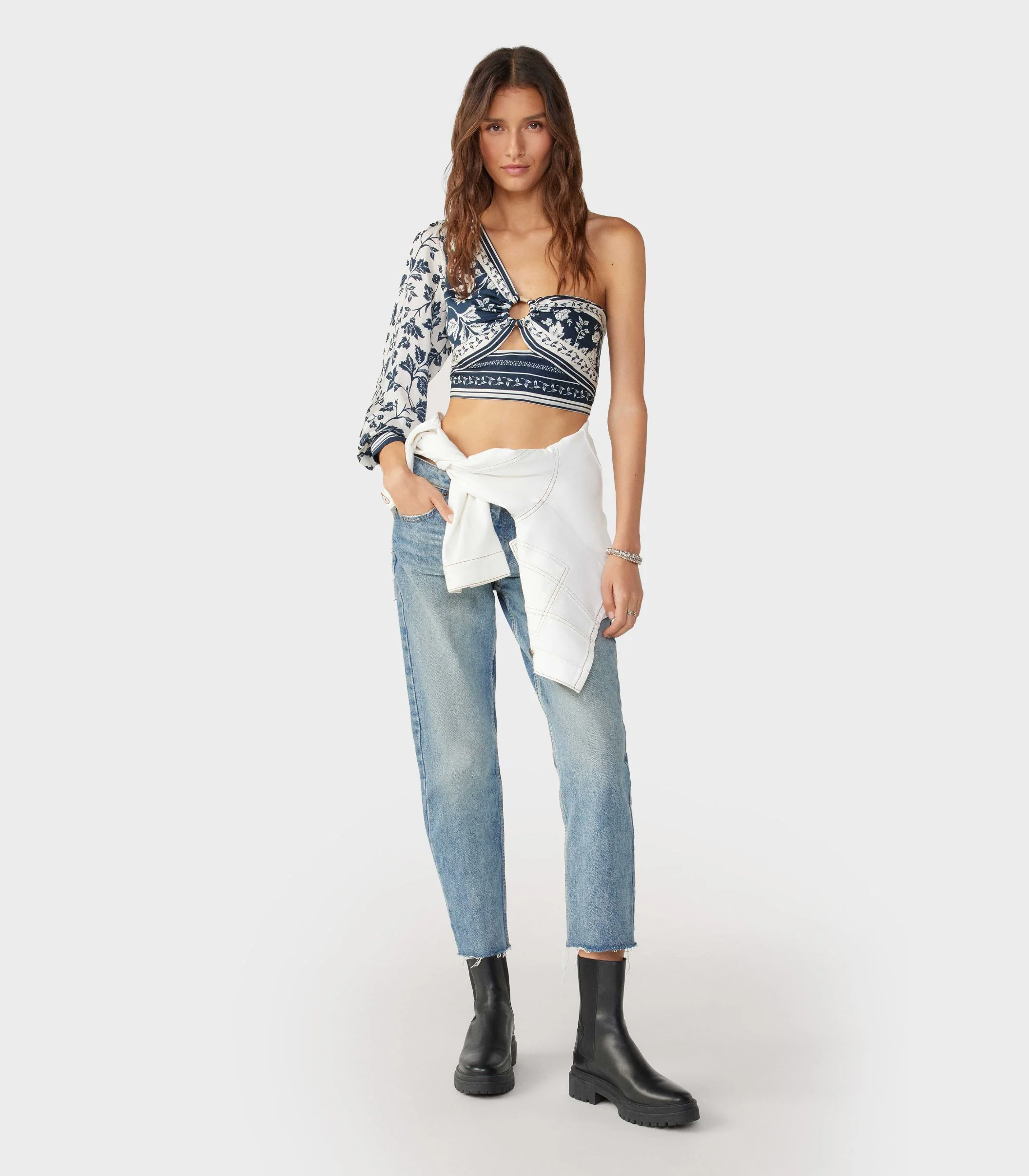 Ba&Sh - One Shoulder Cutout Top - Image 6