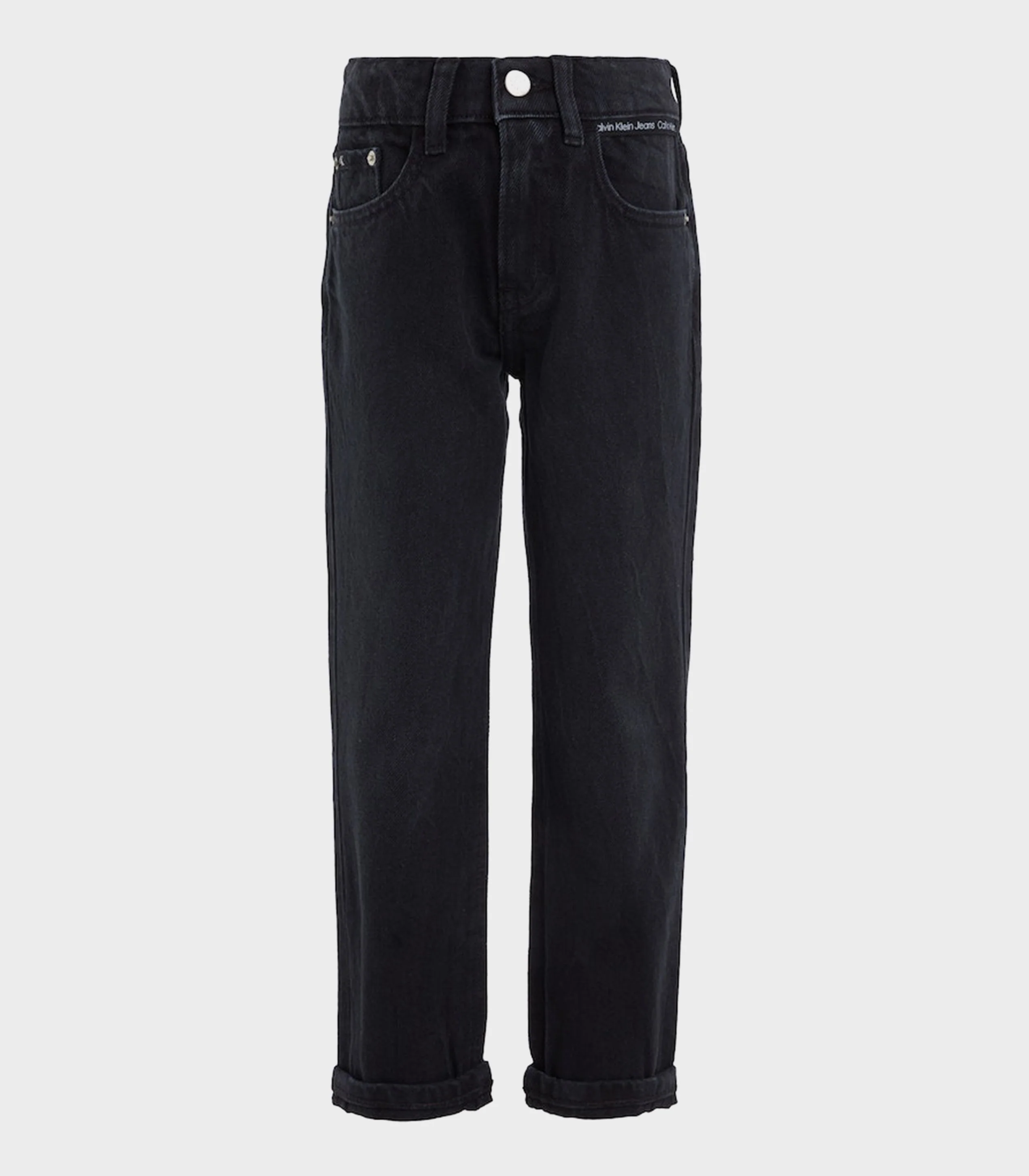 Calvin Klein  - Boys - Black Wash Dad Jeans - Image 2