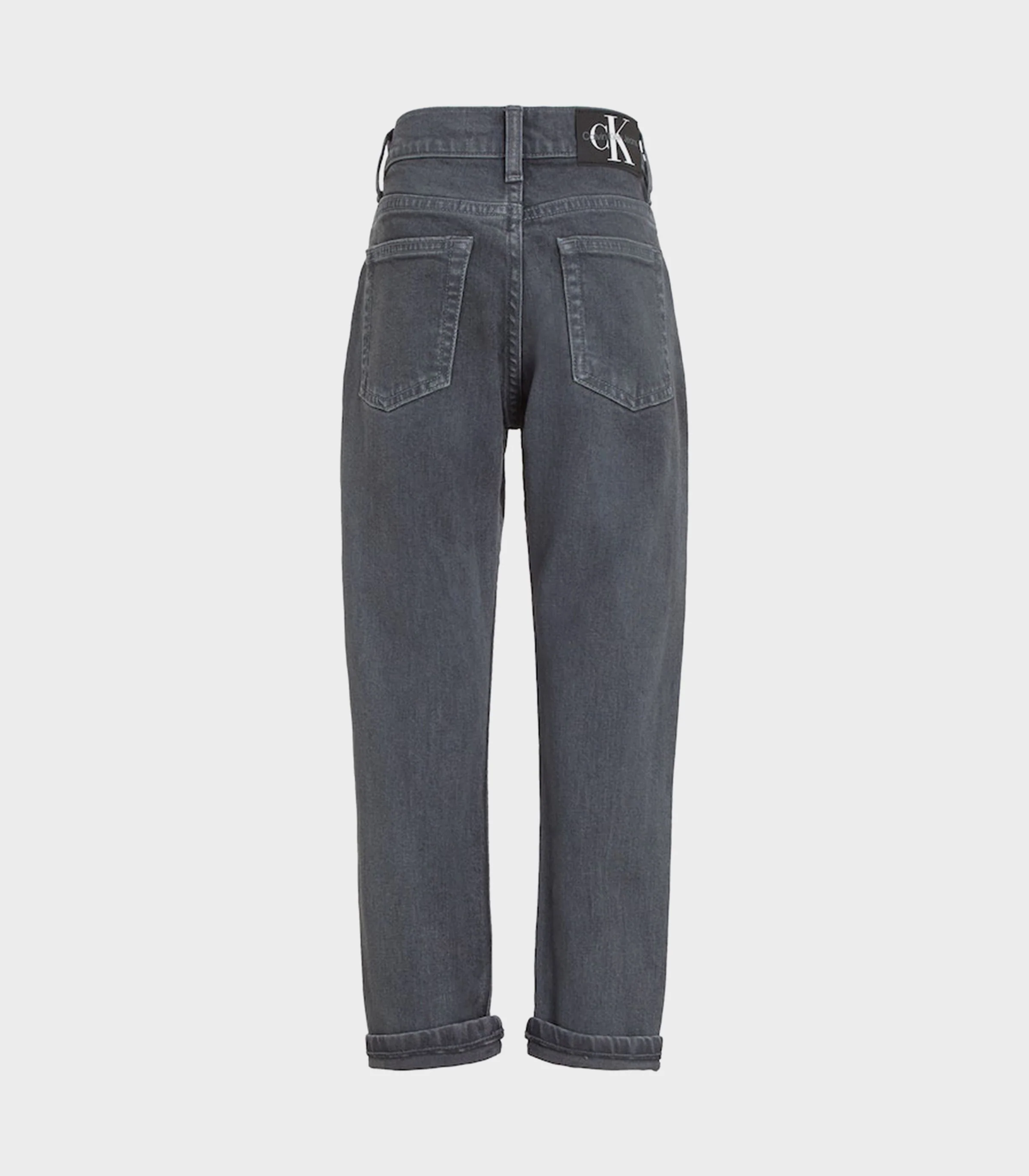 Calvin Klein  - Boys -  Grey Dark Overdyed Dad Fit Jeans - Image 6