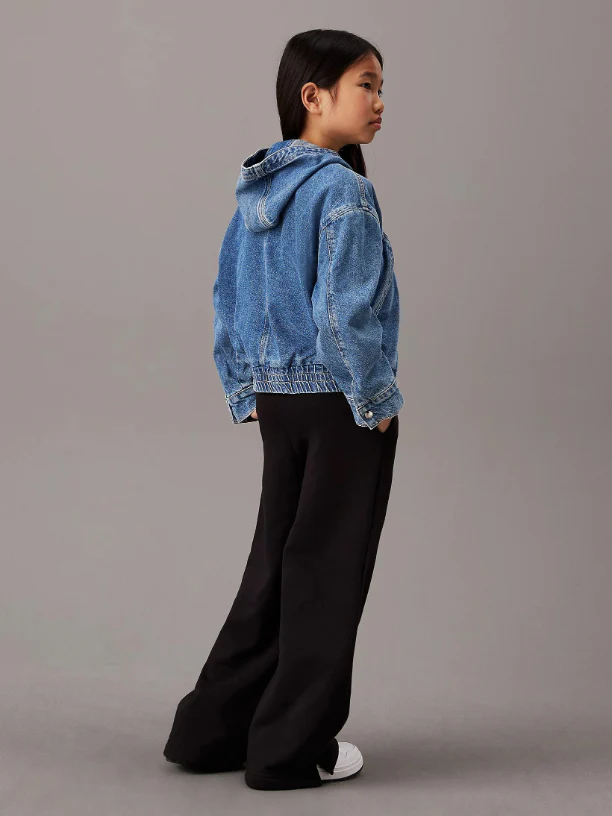 Calvin Klein  - Girls -  Organic Cotton Overprint Joggers Relaxed Fit - Image 5