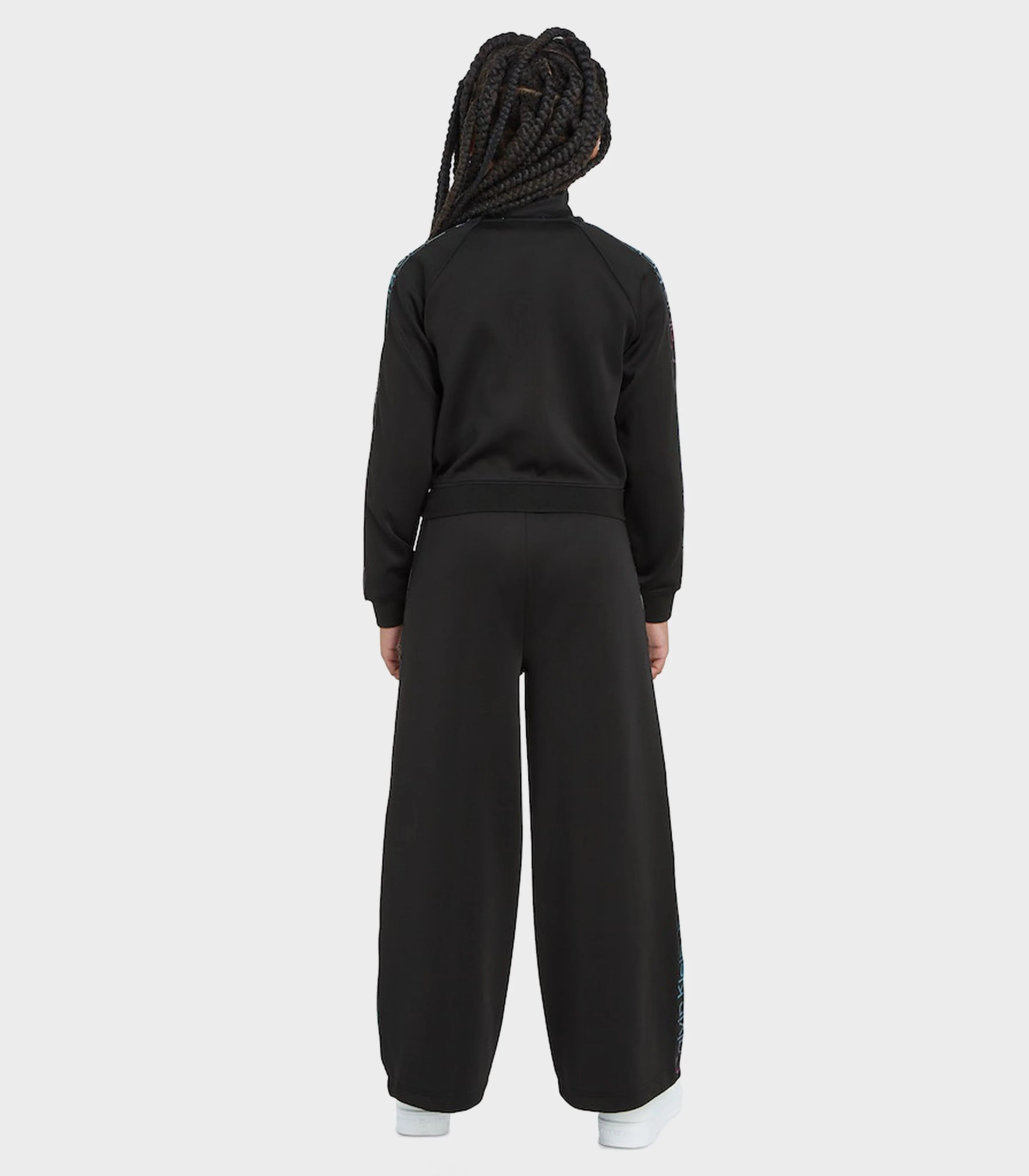 Calvin Klein  - Girls -  Sporty Tape Track Suit Set - Image 4