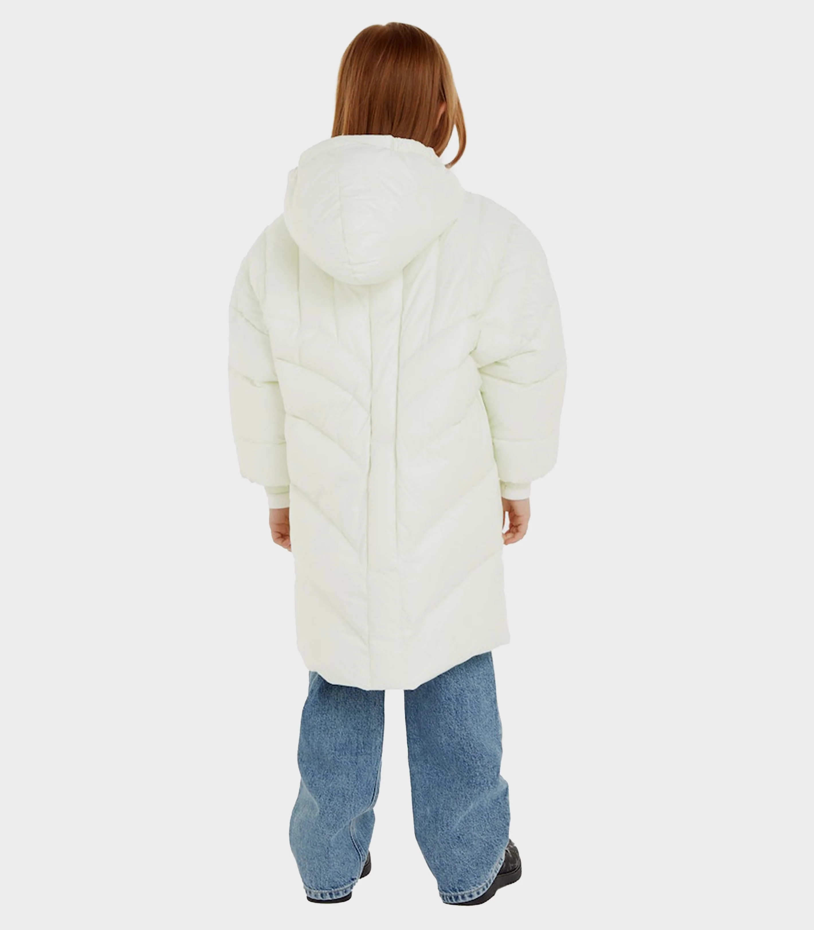 Calvin Klein  - Girls -  Oversized Duvet Padded Coat - Image 3