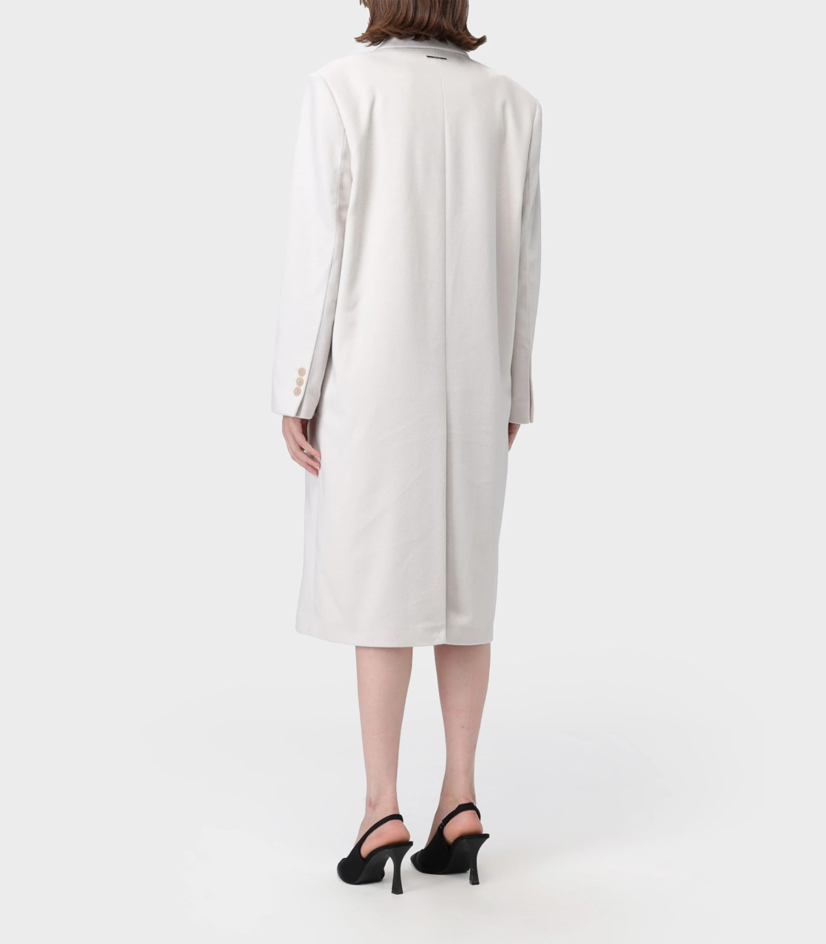 Calvin Klein - Double-Breasted Wool-Blend Coat Regular Fit - Image 2