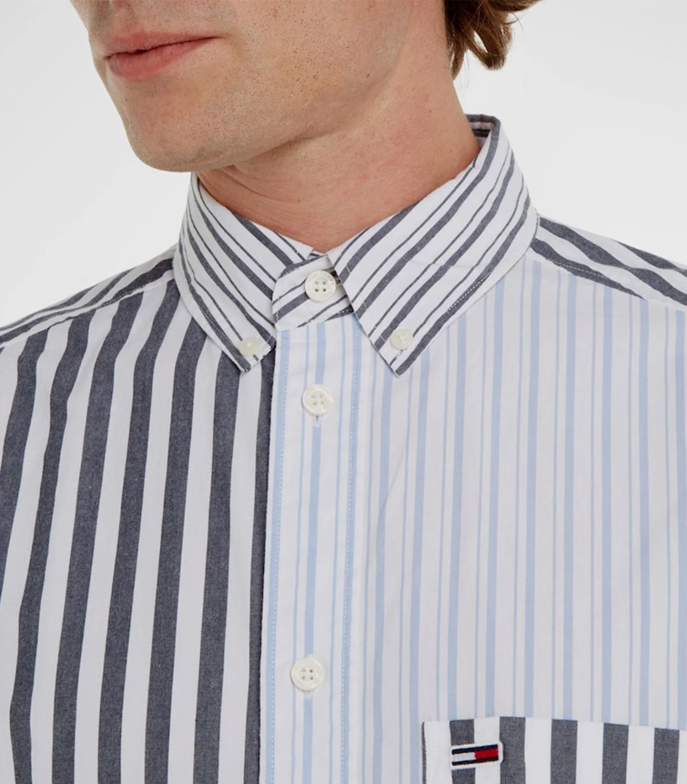 Tommy Hilfiger Jeans - Oversized Stripe Mix Shirt - Image 5