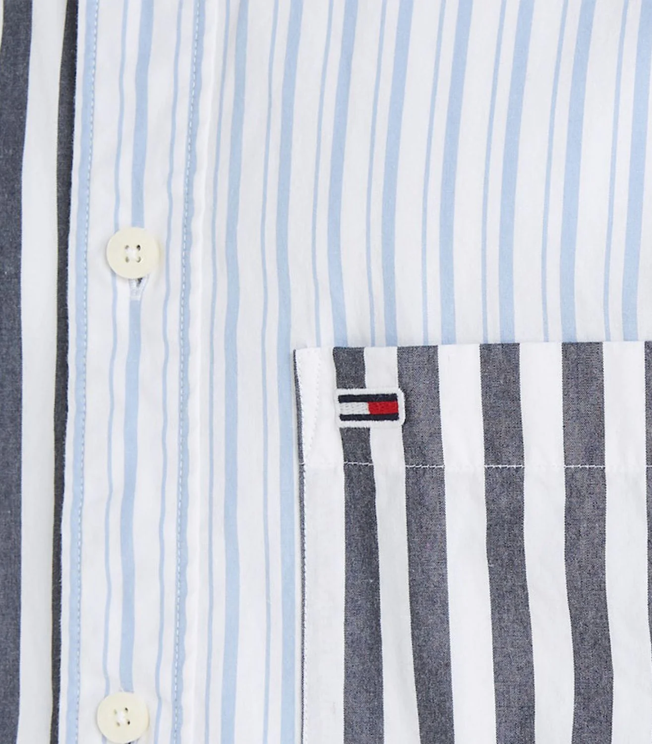 Tommy Hilfiger Jeans - Oversized Stripe Mix Shirt - Image 6
