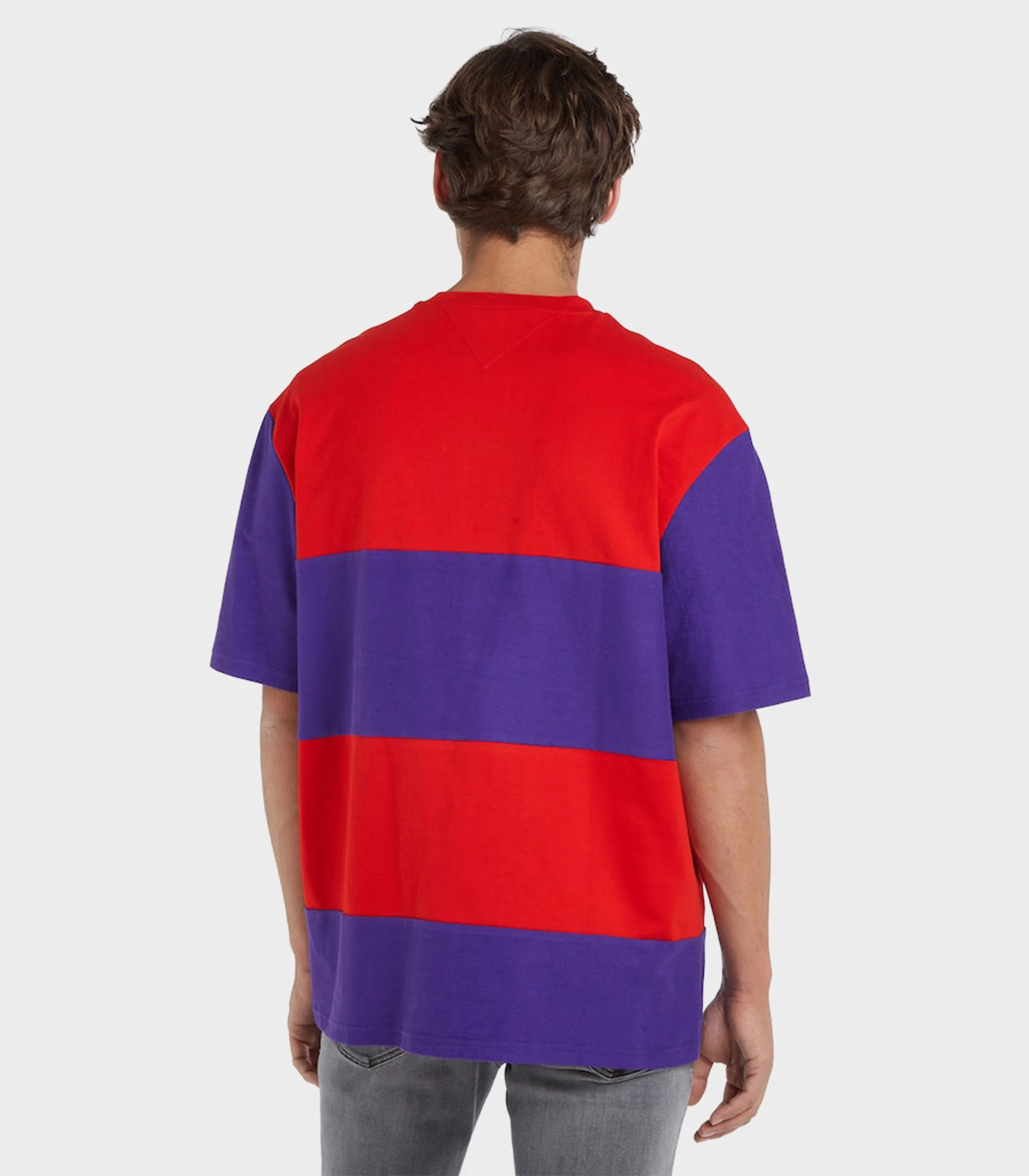 Tommy Hilfiger Jeans - Men's Texture Blocked Color Tshirt Oversized Fit - Image 6