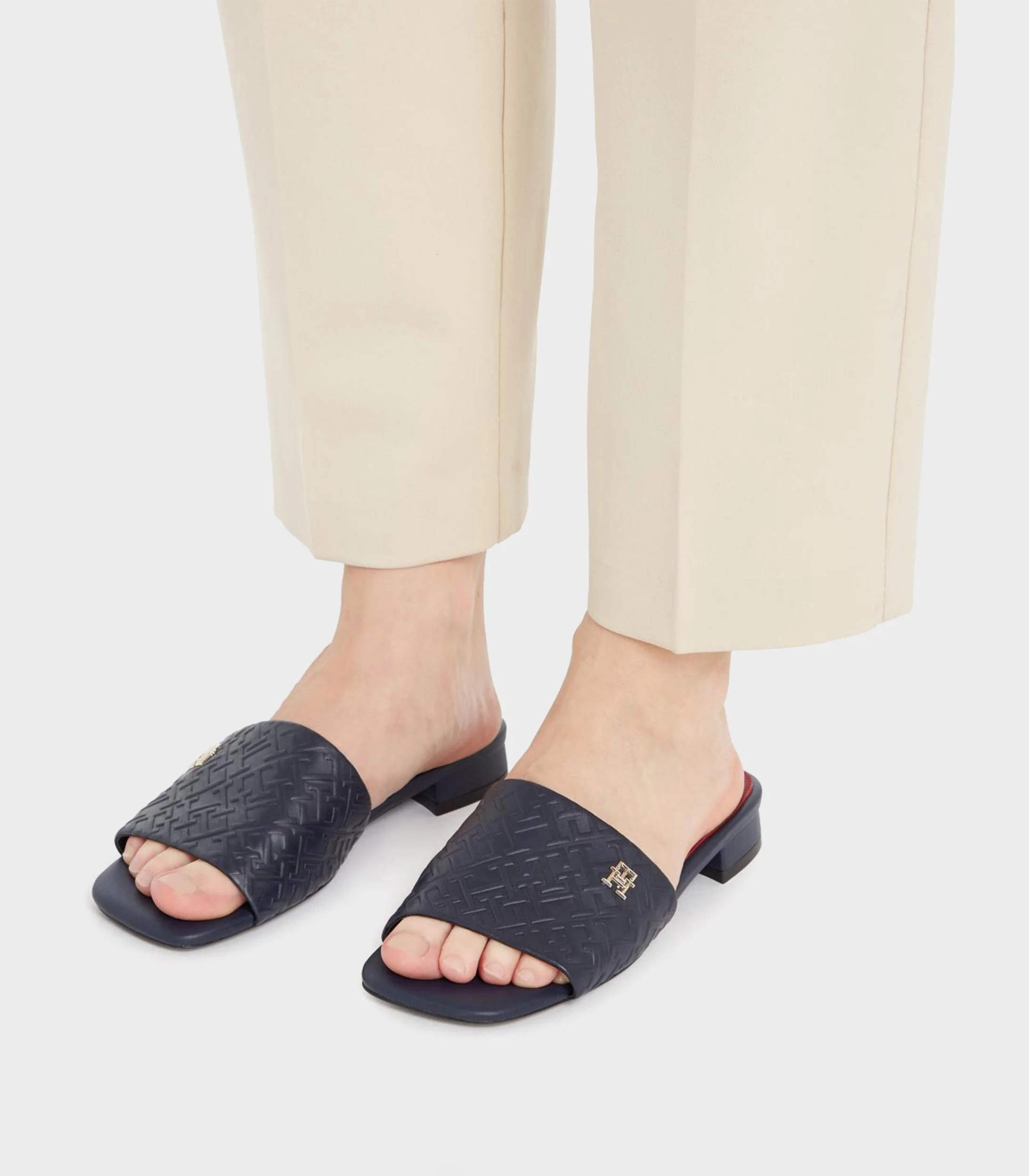 Tommy Hilfiger - Feminine Flat Mule Leather - Image 4