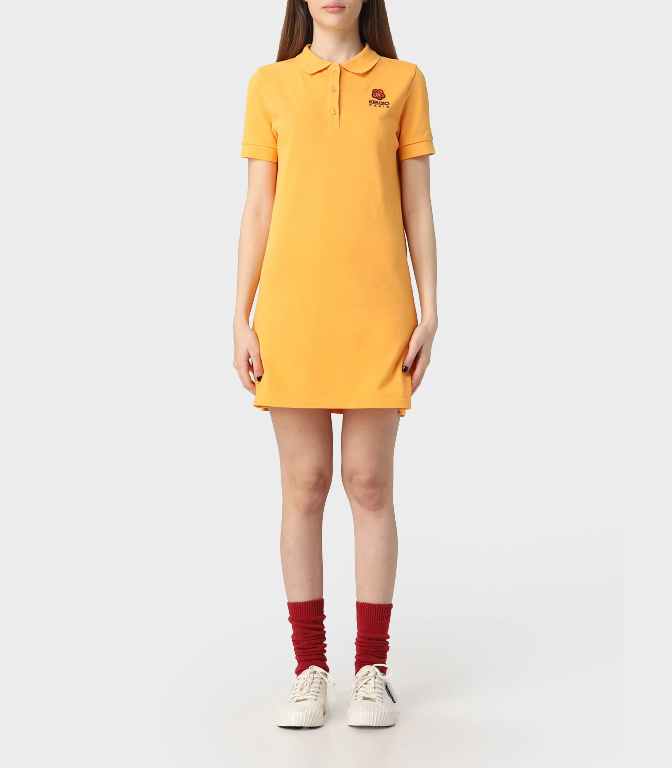 Kenzo - Boke Flower Crest' Embroidered Polo Dress - Image 4