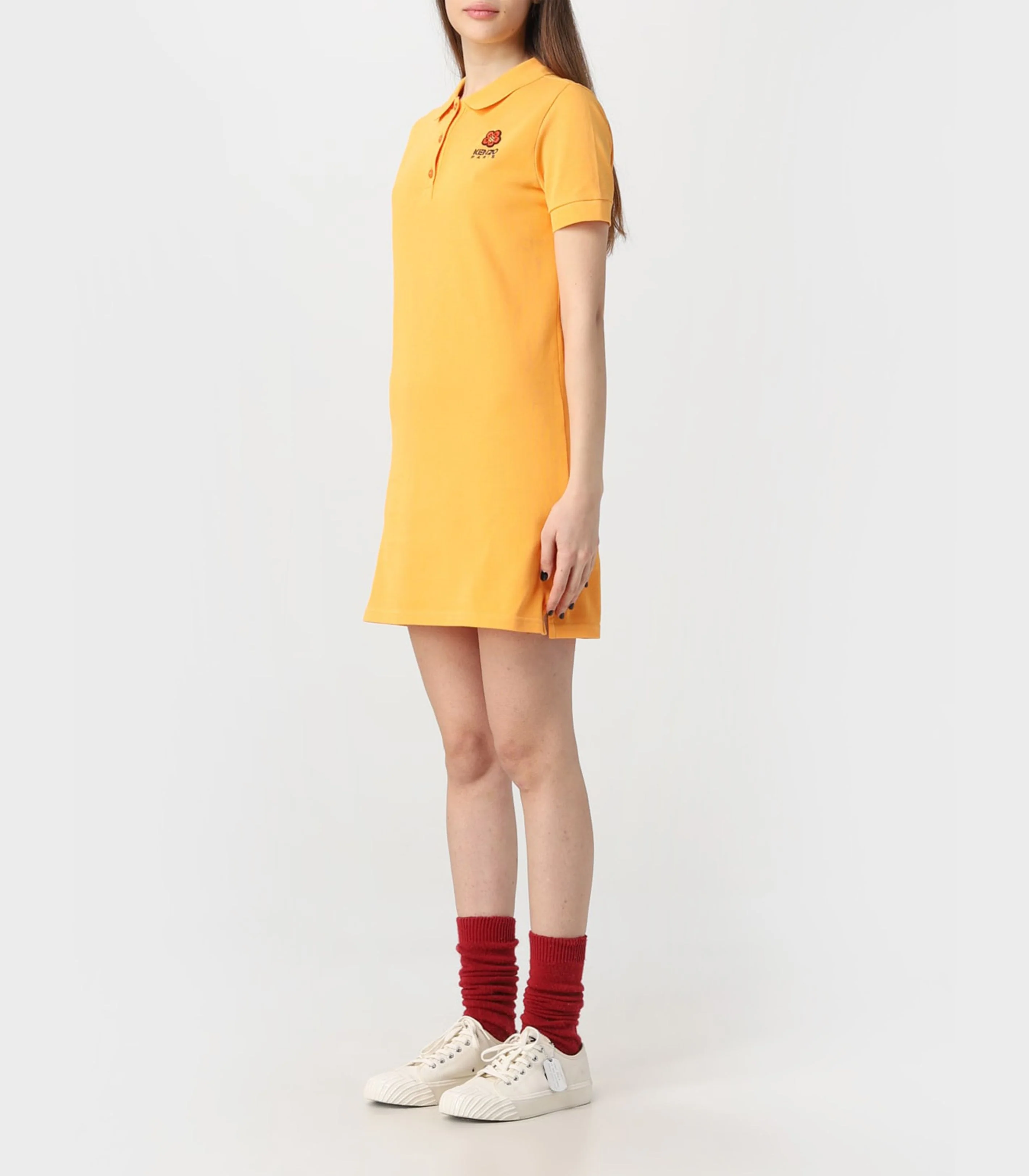 Kenzo - Boke Flower Crest' Embroidered Polo Dress - Image 6