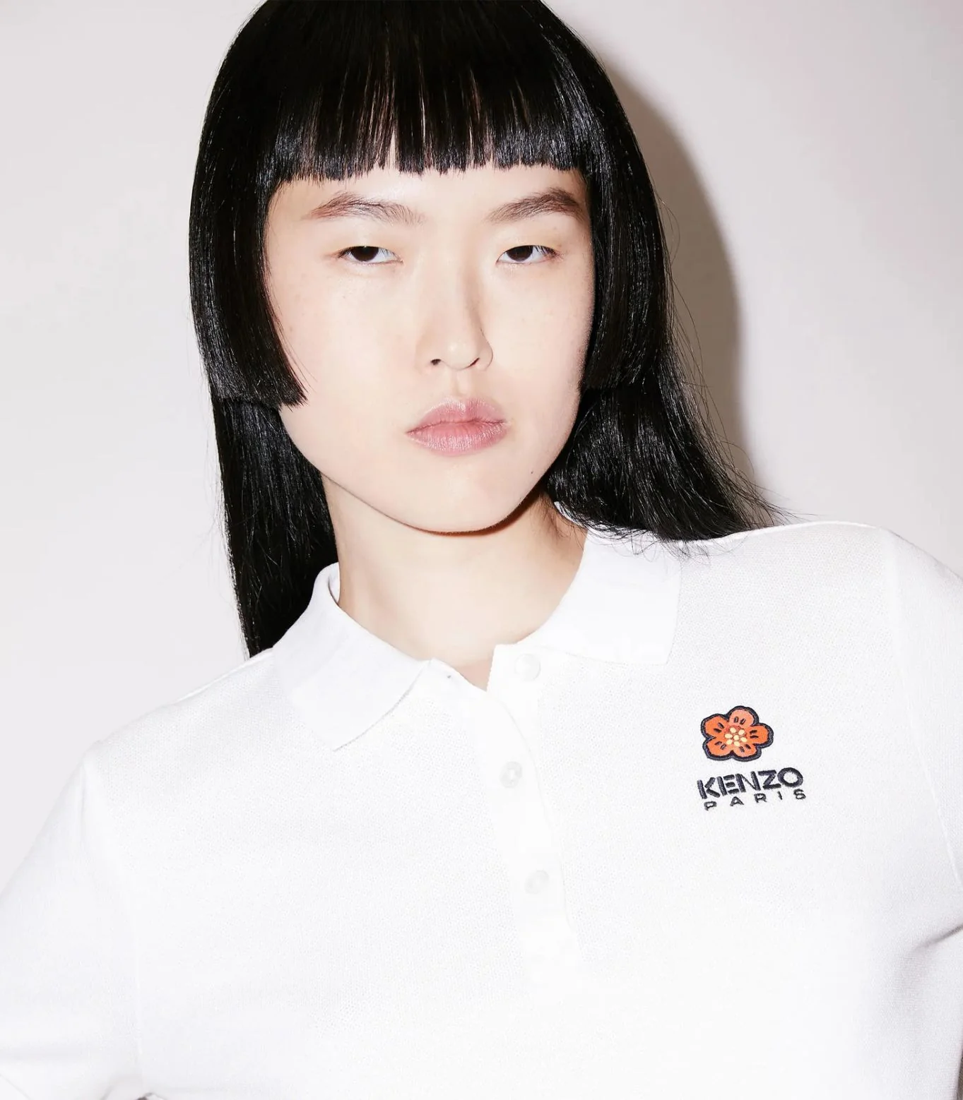 Kenzo - Boke Flower Crest' Embroidered Polo Dress - Image 9