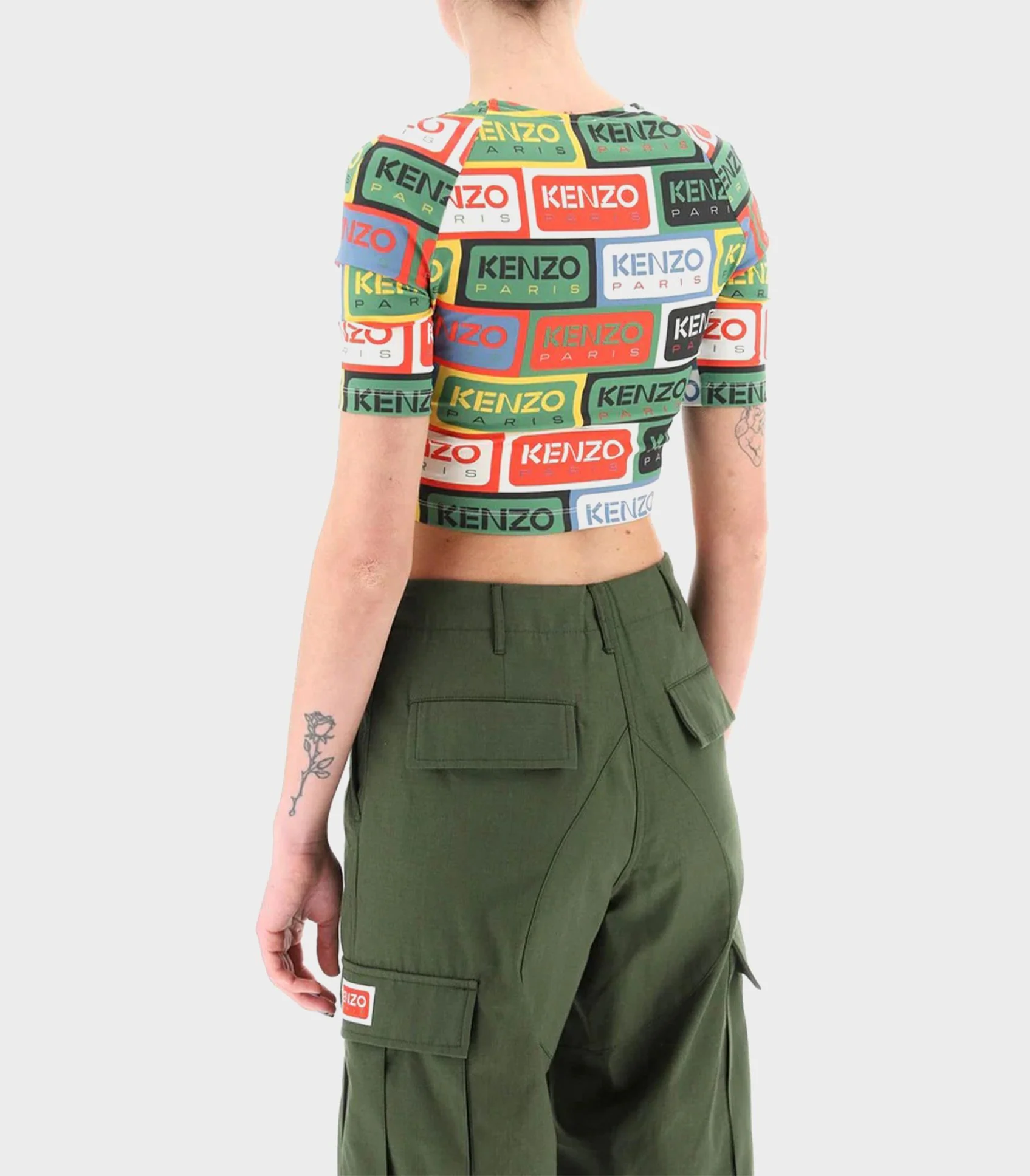 Kenzo - Logo-Print Crop Top - Image 4