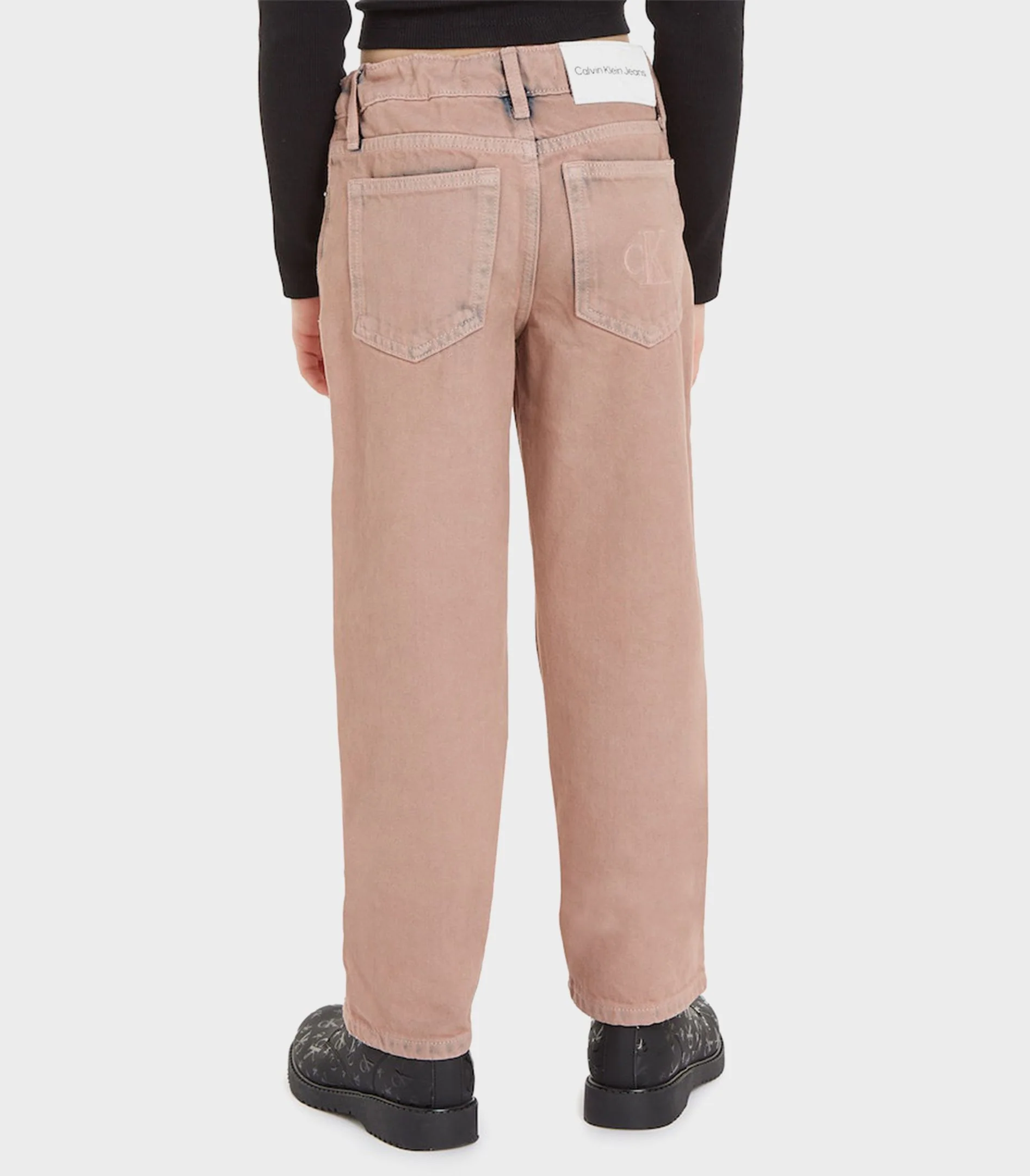 Calvin Klein  - Girls -  Straight Overdye Pants - Image 5
