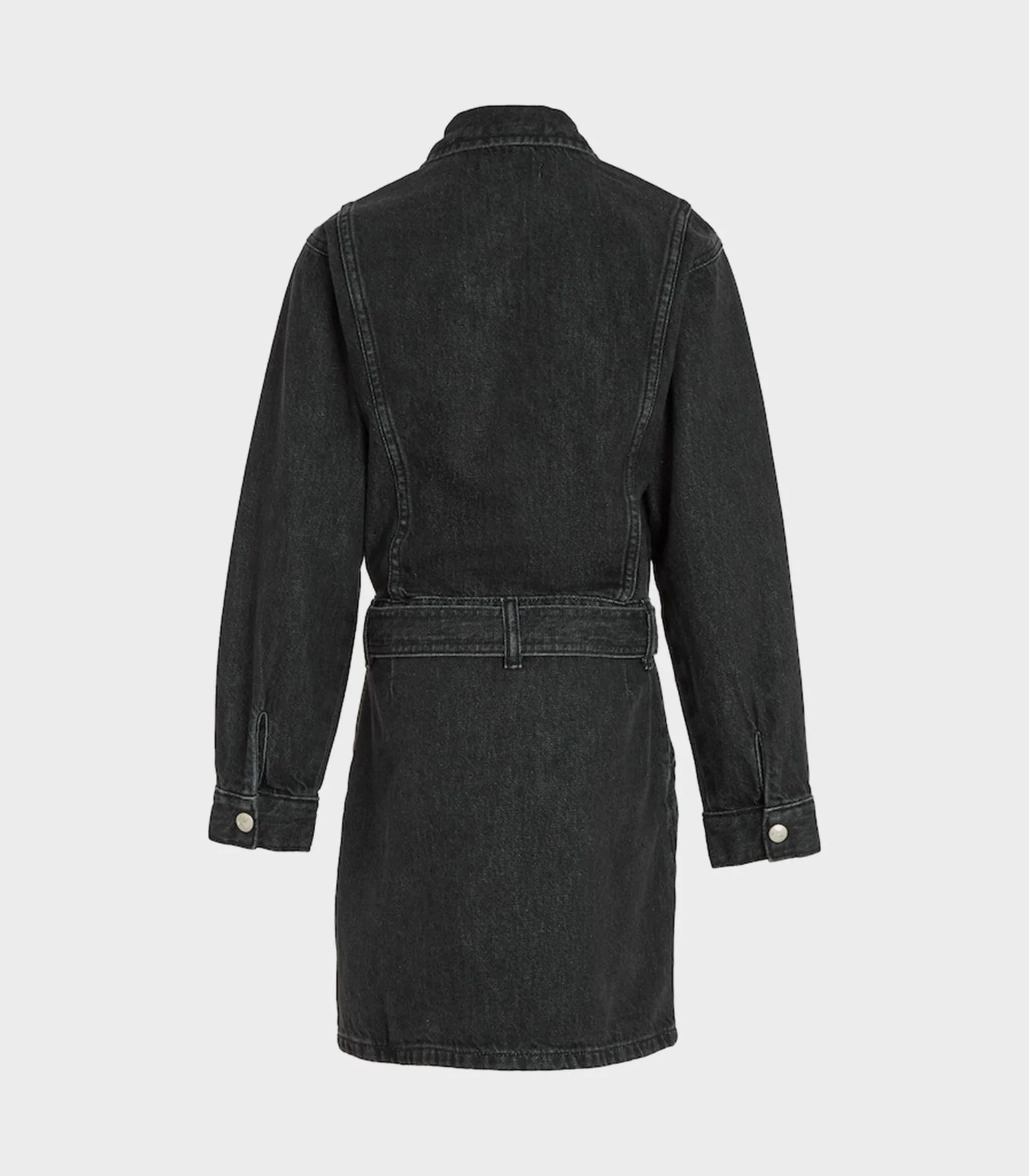 Calvin Klein  - Girls -  Long Sleeve Denim Dress - Image 11