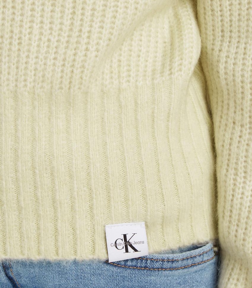 Calvin Klein  - Girls -  Cropped Rollneck Sweater - Image 5