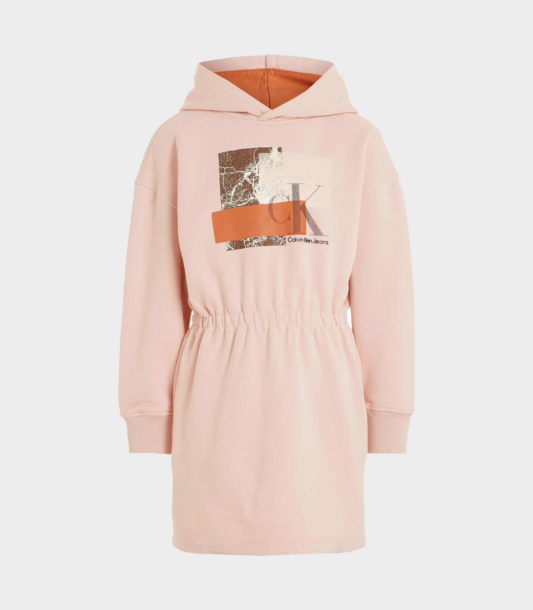 Calvin Klein  - Girls -  Layered Monogram Peplum Dress - Image 2