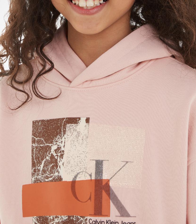 Calvin Klein  - Girls -  Layered Monogram Peplum Dress - Image 5
