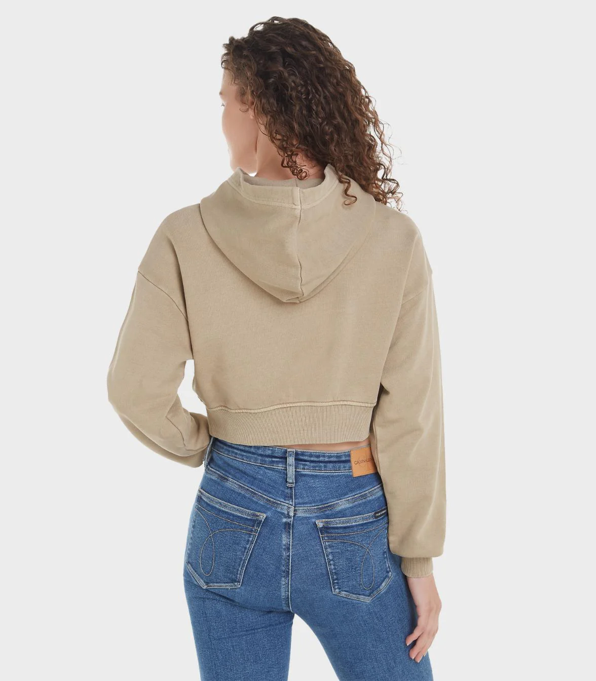 Calvin Klein Jeans - Drop Shoulder Solid Drawstring Hoodie - Image 3