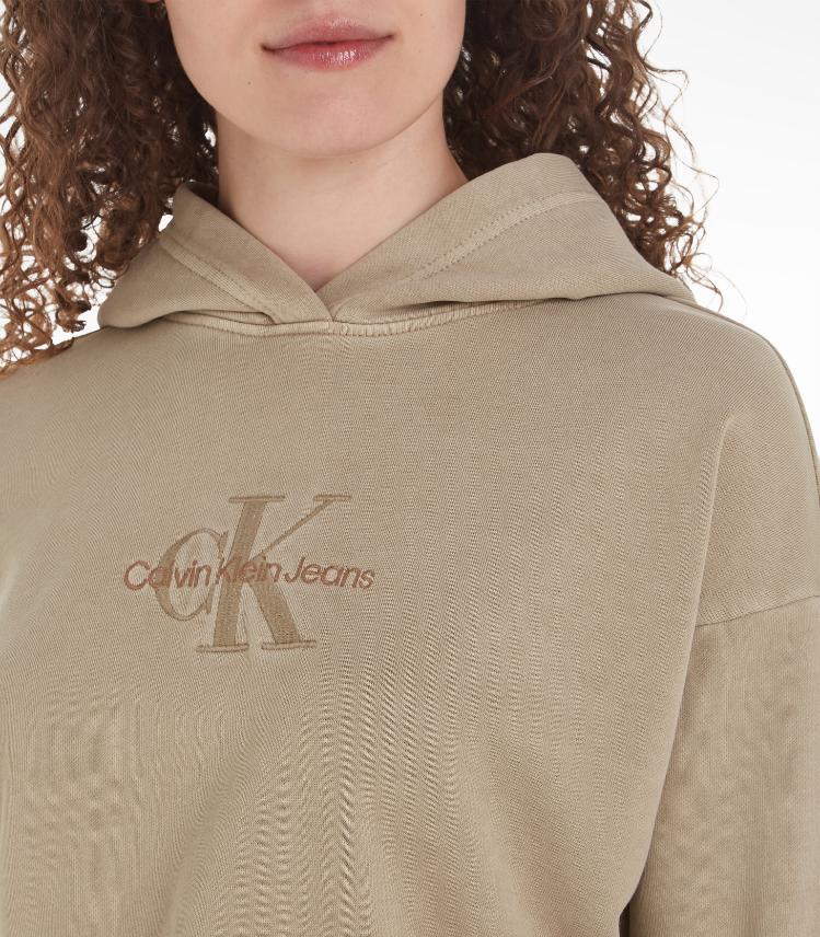 Calvin Klein Jeans - Drop Shoulder Solid Drawstring Hoodie - Image 4
