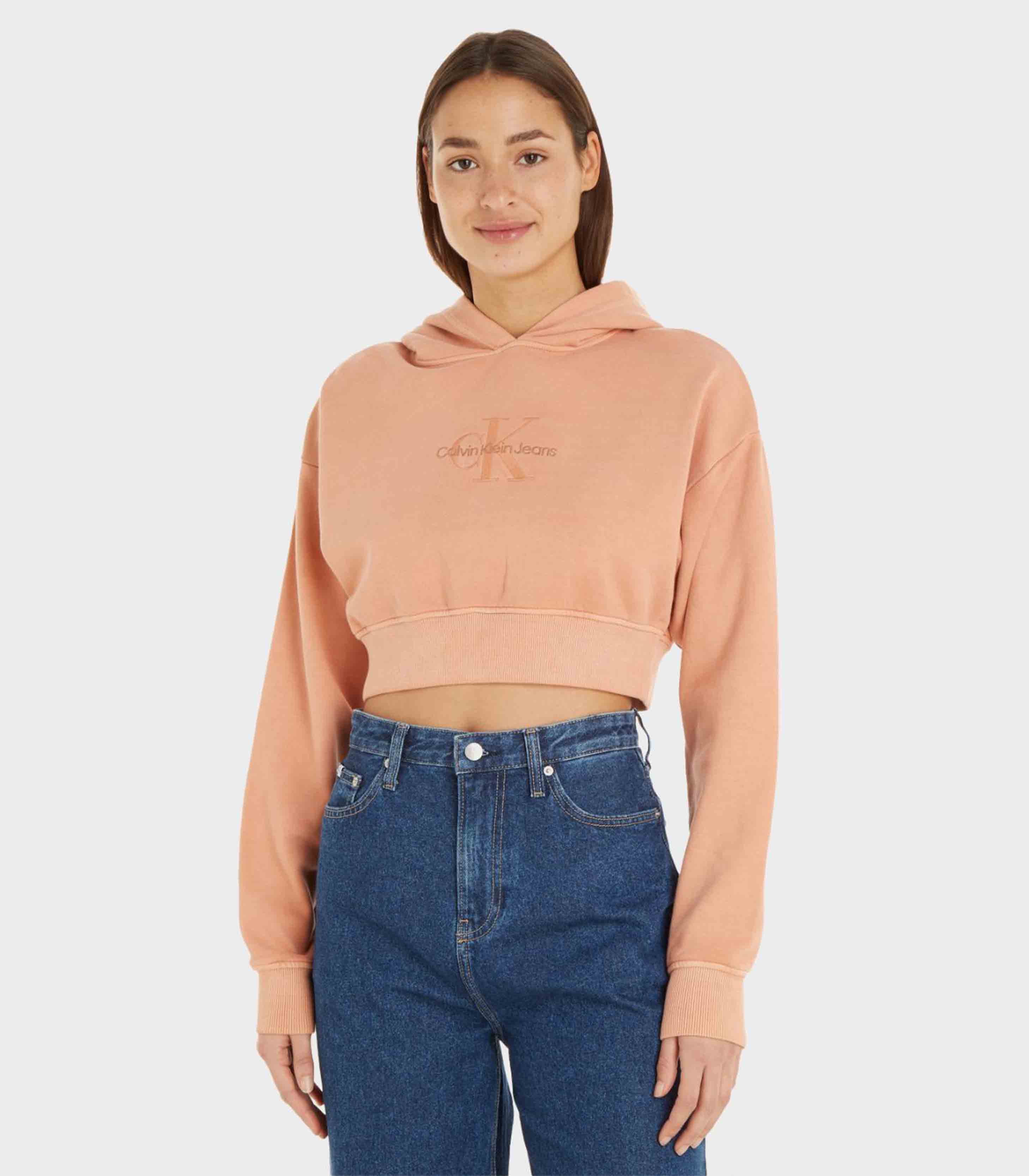 Calvin Klein Jeans - Drop Shoulder Solid Drawstring Hoodie - Image 8
