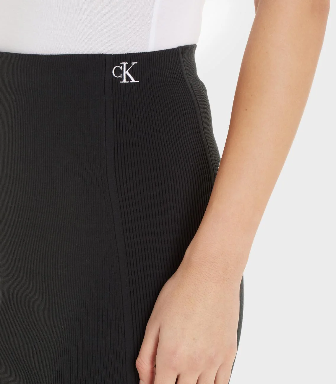 Calvin Klein Jeans - Back Zip Knitted Skirt - Image 5