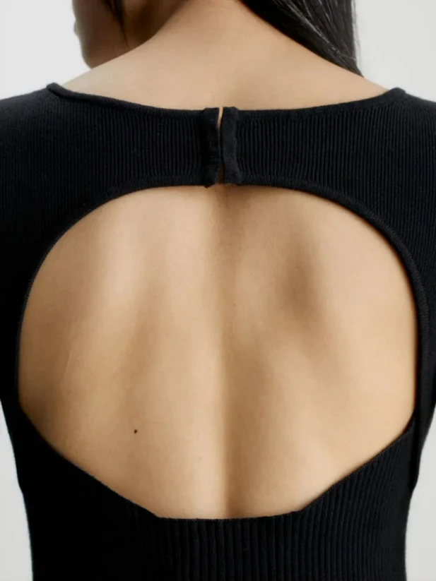 Calvin Klein Jeans - Women's Back Cut Out Sweater Dress - Image 5