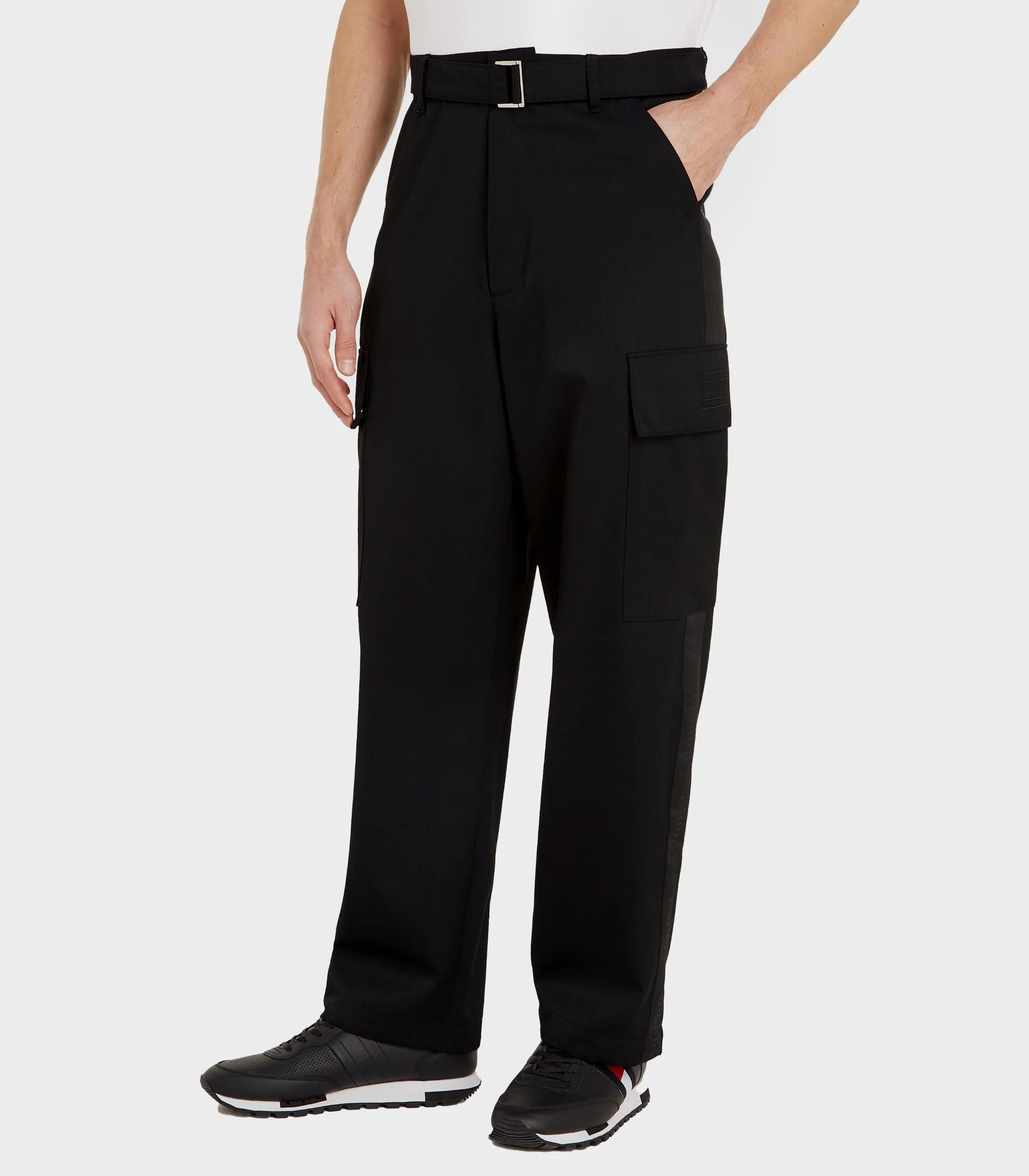 Tommy Hilfiger Jeans - Wide Leg Belted Cargo Trousers - Image 2