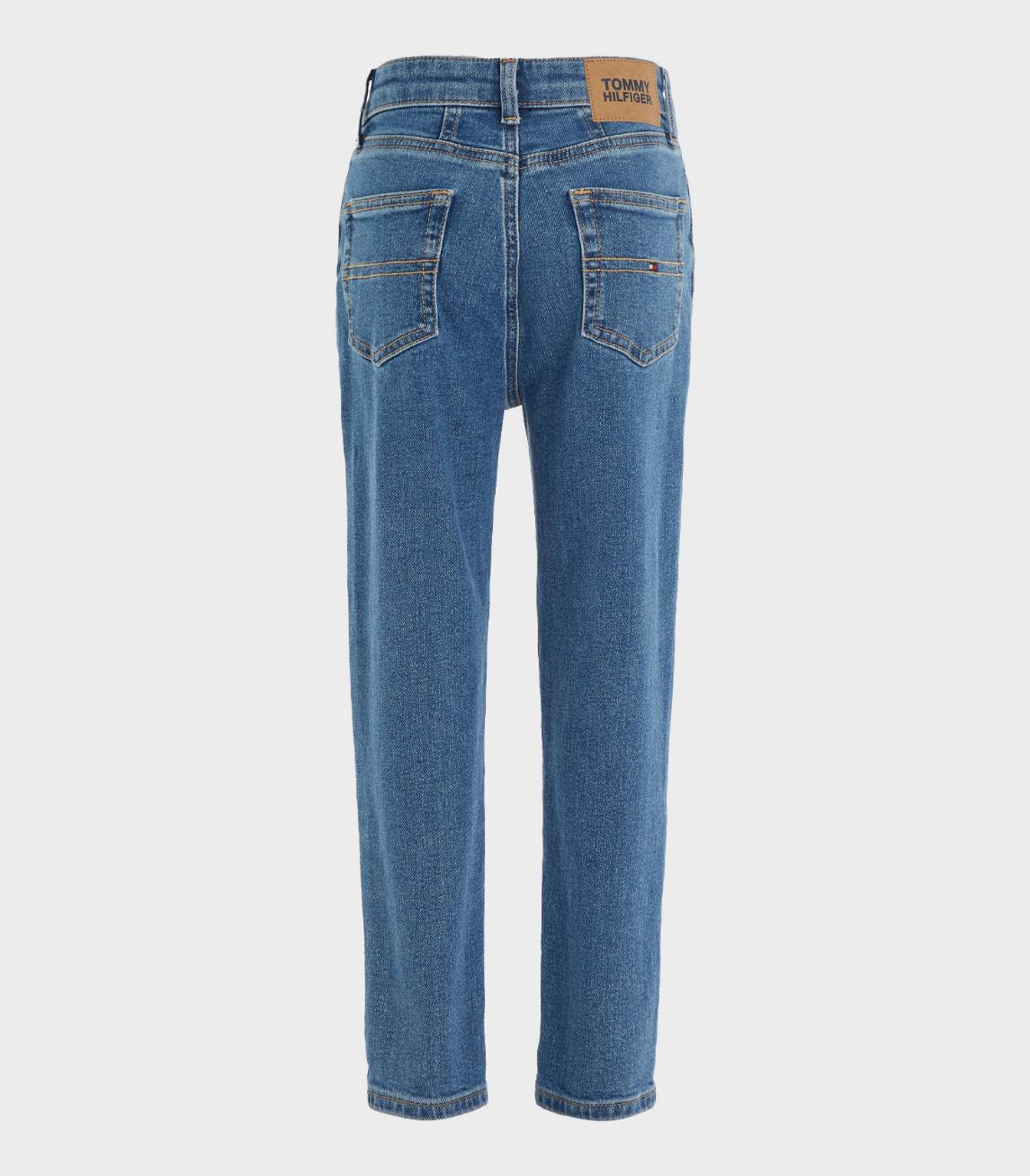 Tommy Hilfiger  - Girls -  High Rise Tapered Jeans - Image 5