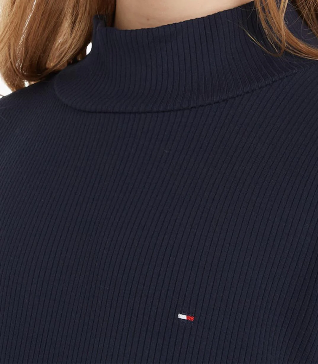 Tommy Hilfiger  - Girls Turtle Neck Rib Dress - Image 6