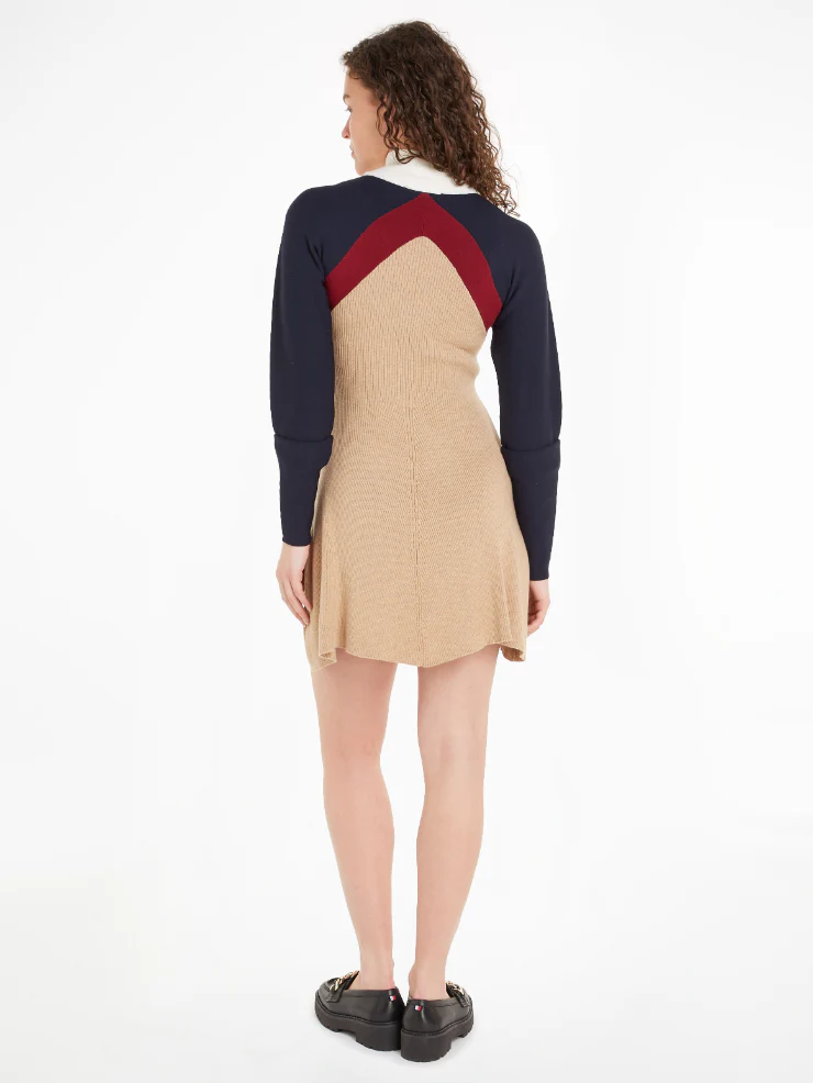 Tommy Hilfiger - Argyle Fitted Sweater Dress - Image 2