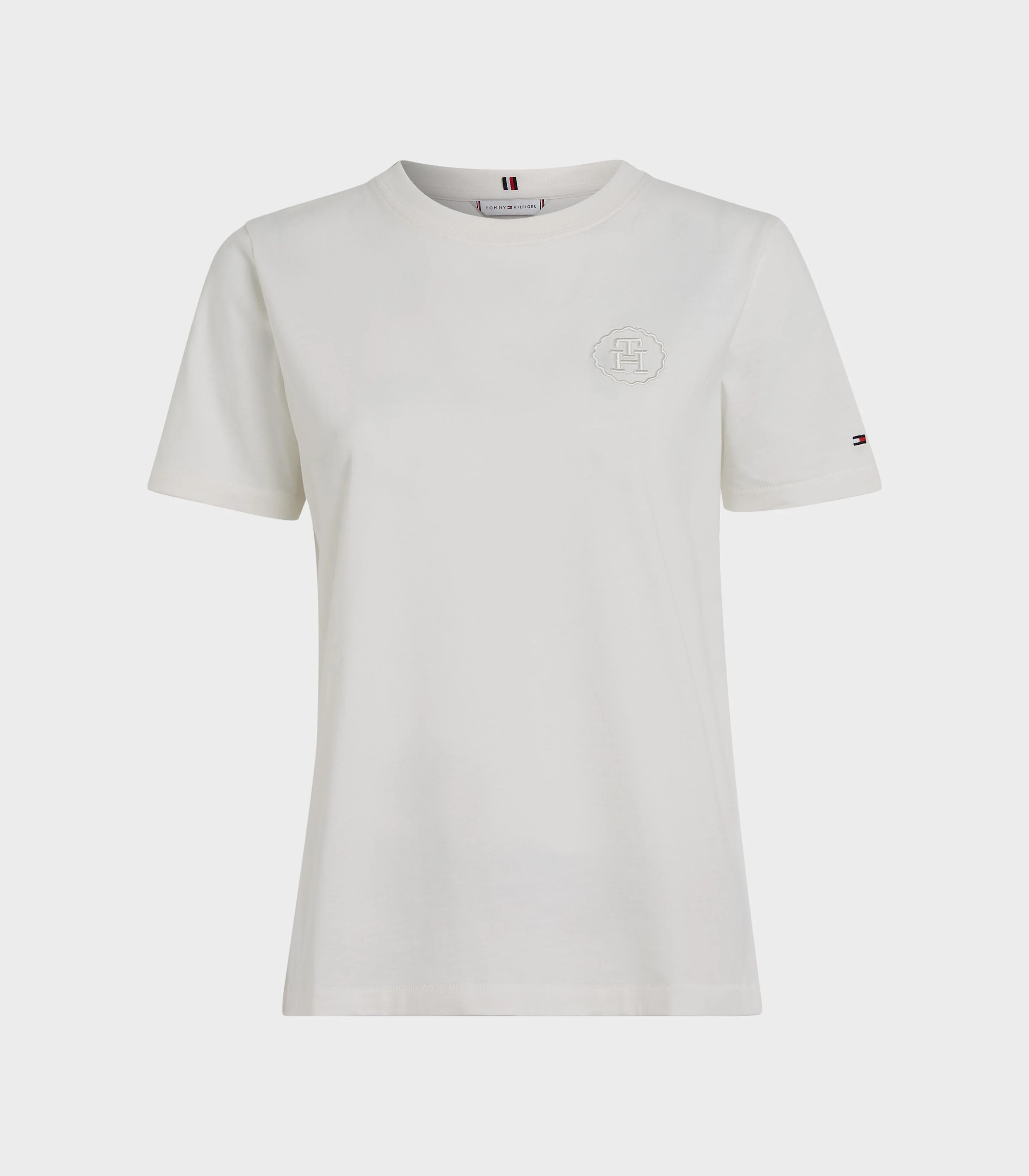 Tommy Hilfiger - Women's Modern Tonal Logo Embroidery T-Shirt - Image 10