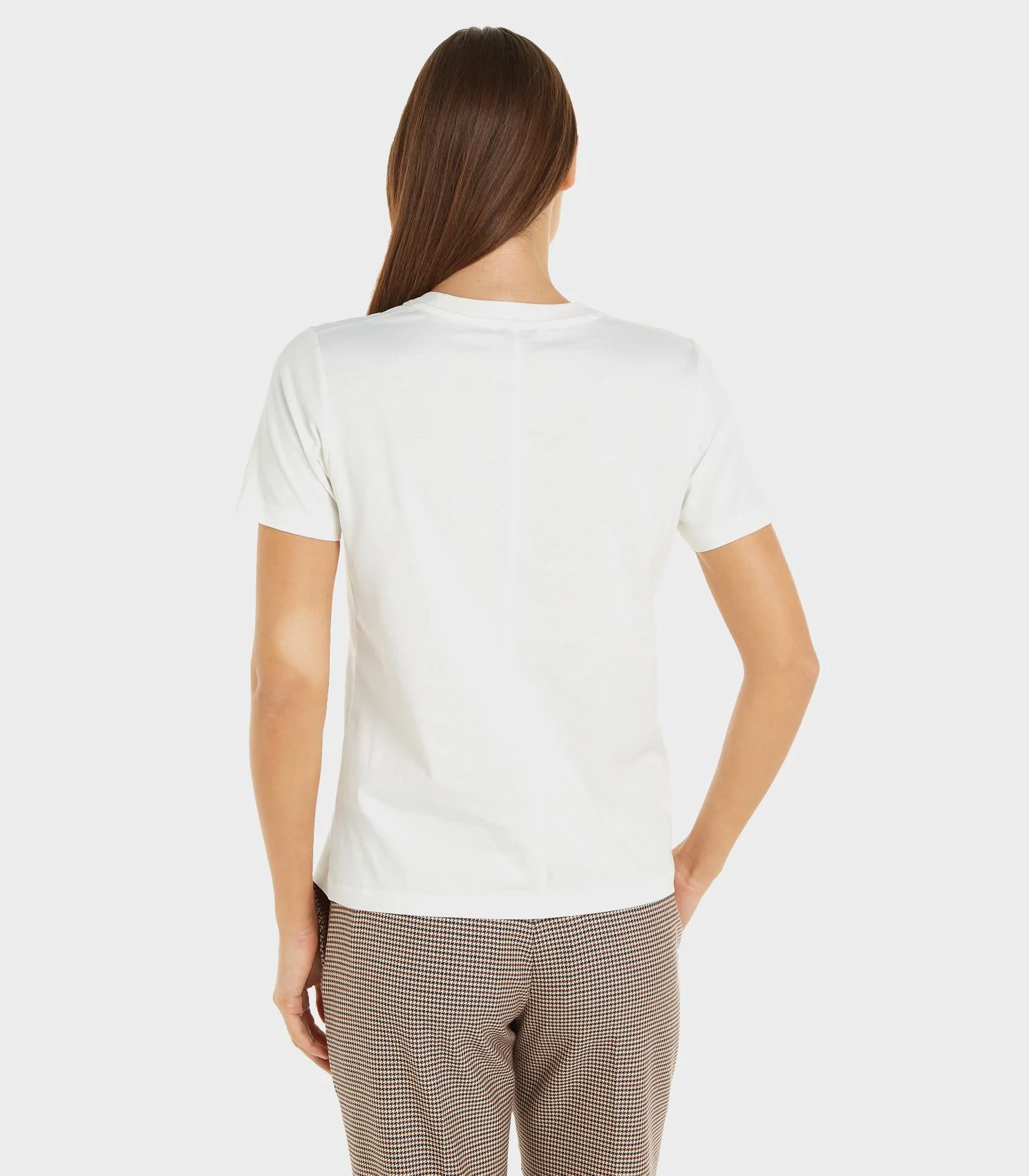 Tommy Hilfiger - Women's Modern Tonal Logo Embroidery T-Shirt - Image 12