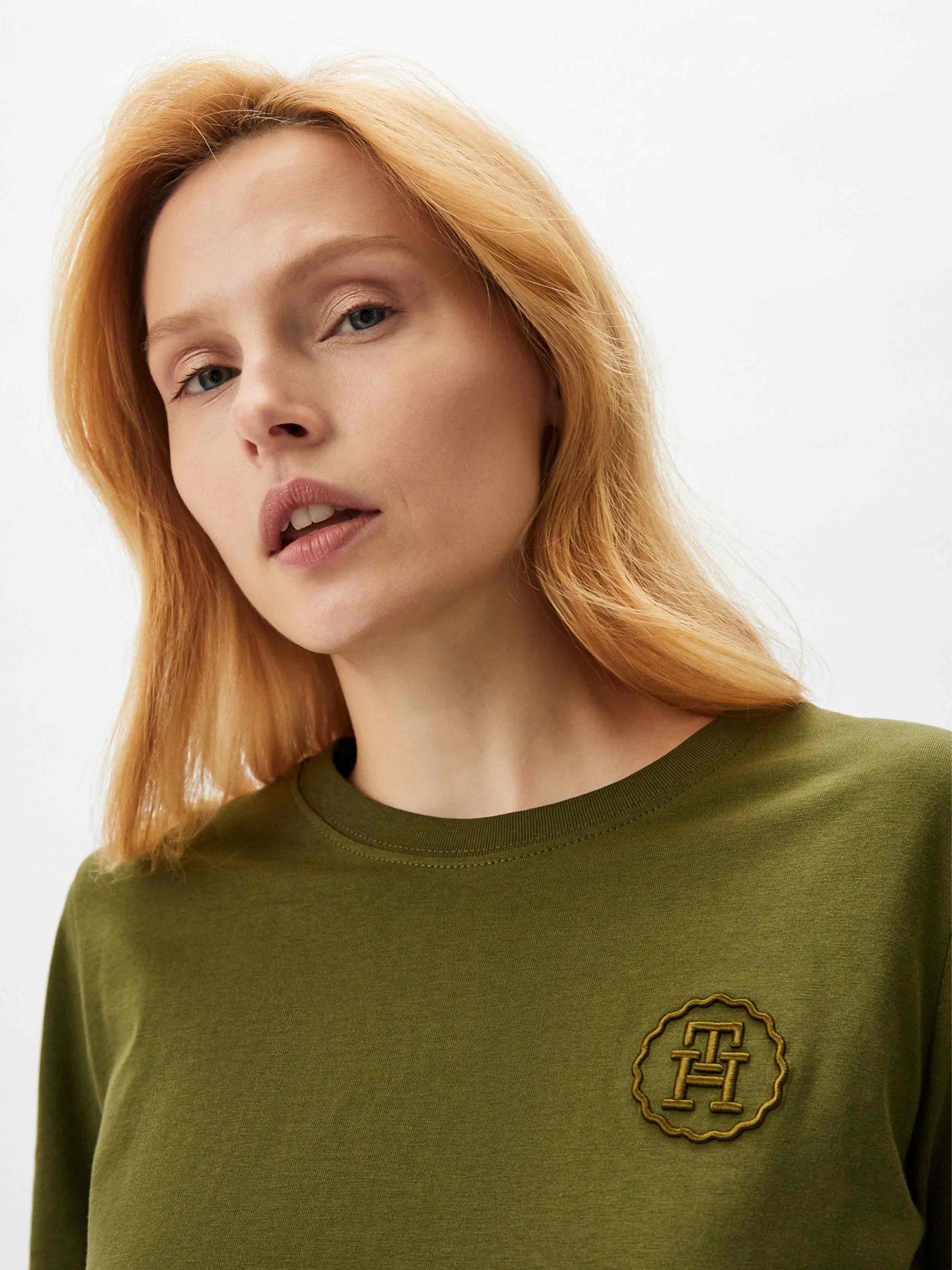 Tommy Hilfiger - Women's Modern Tonal Logo Embroidery T-Shirt - Image 21