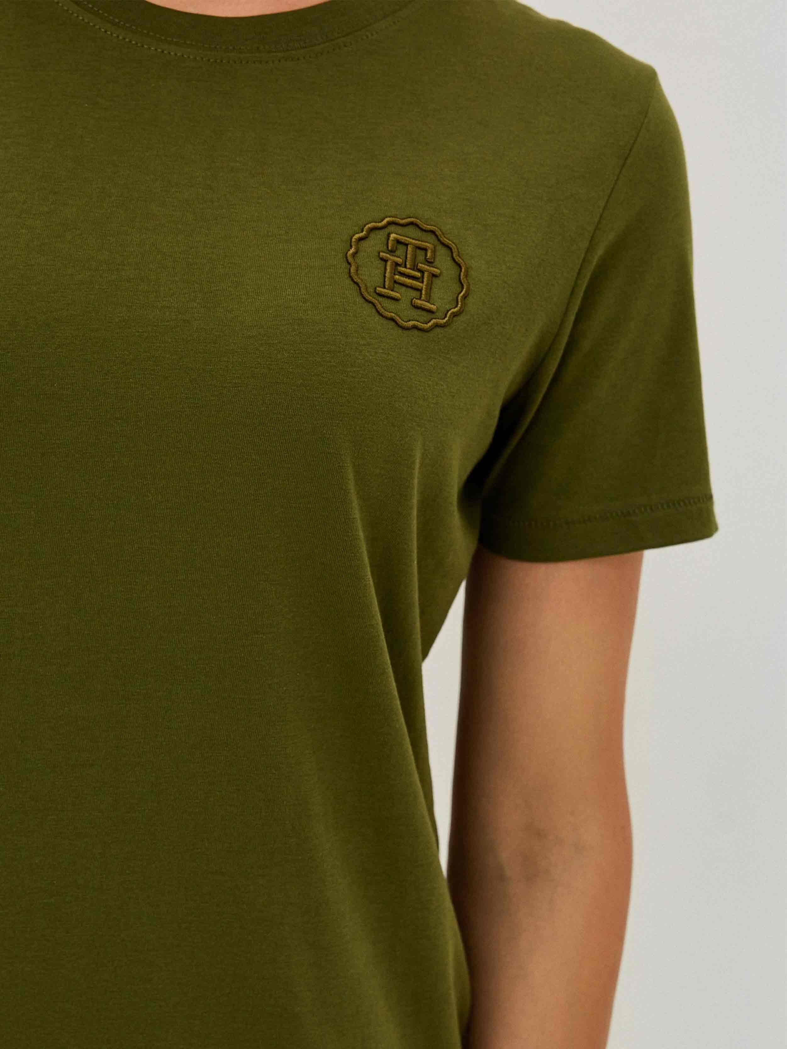 Tommy Hilfiger - Women's Modern Tonal Logo Embroidery T-Shirt - Image 22