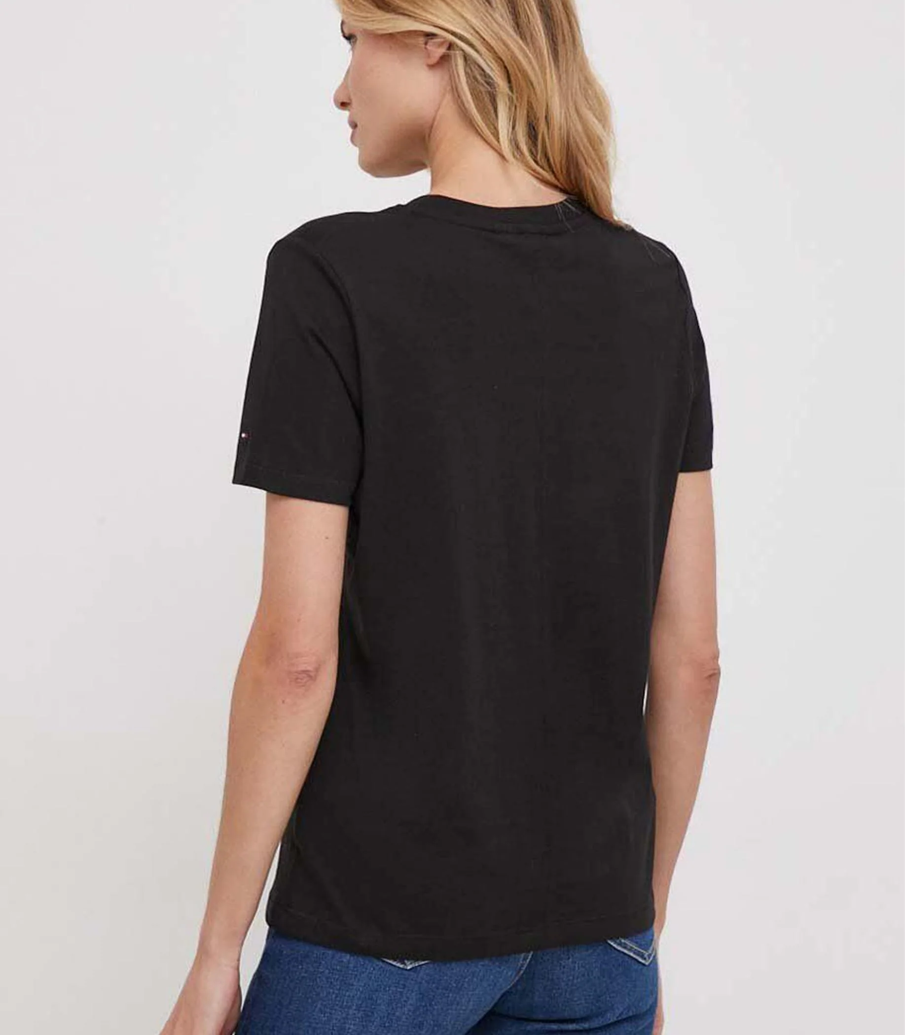 Tommy Hilfiger - Women's Modern Tonal Logo Embroidery T-Shirt - Image 7