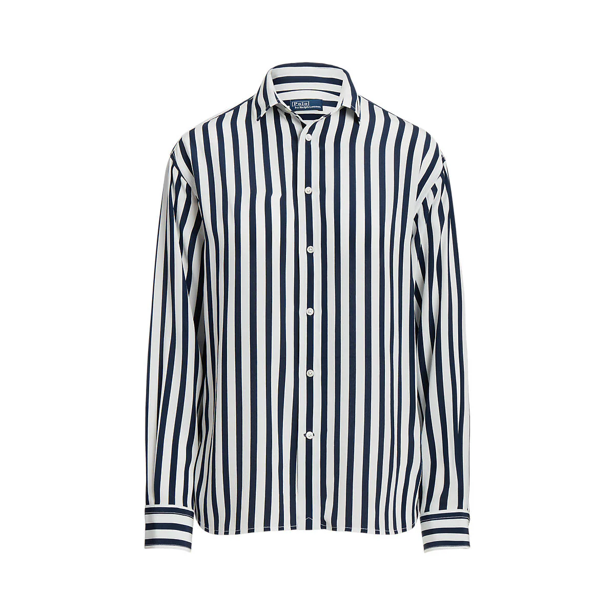 Polo Ralph Lauren - Relaxed Fit Striped Silk Shirt - Image 2