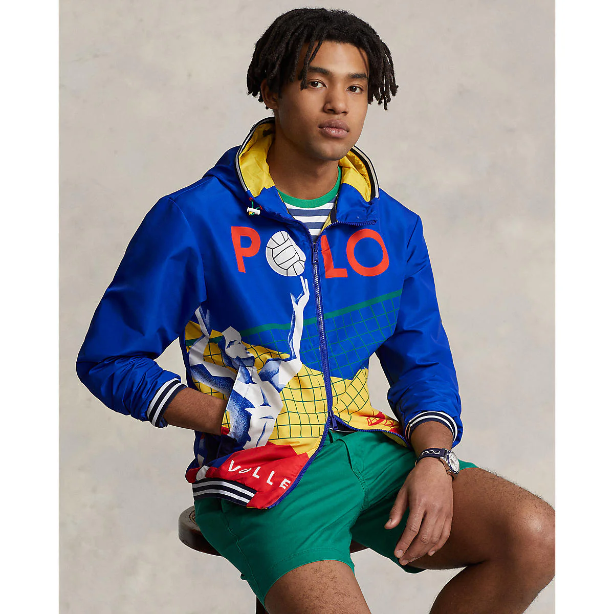 Polo Ralph Lauren - Men's Multicolor Polo Volleyball Windbreaker - Image 5