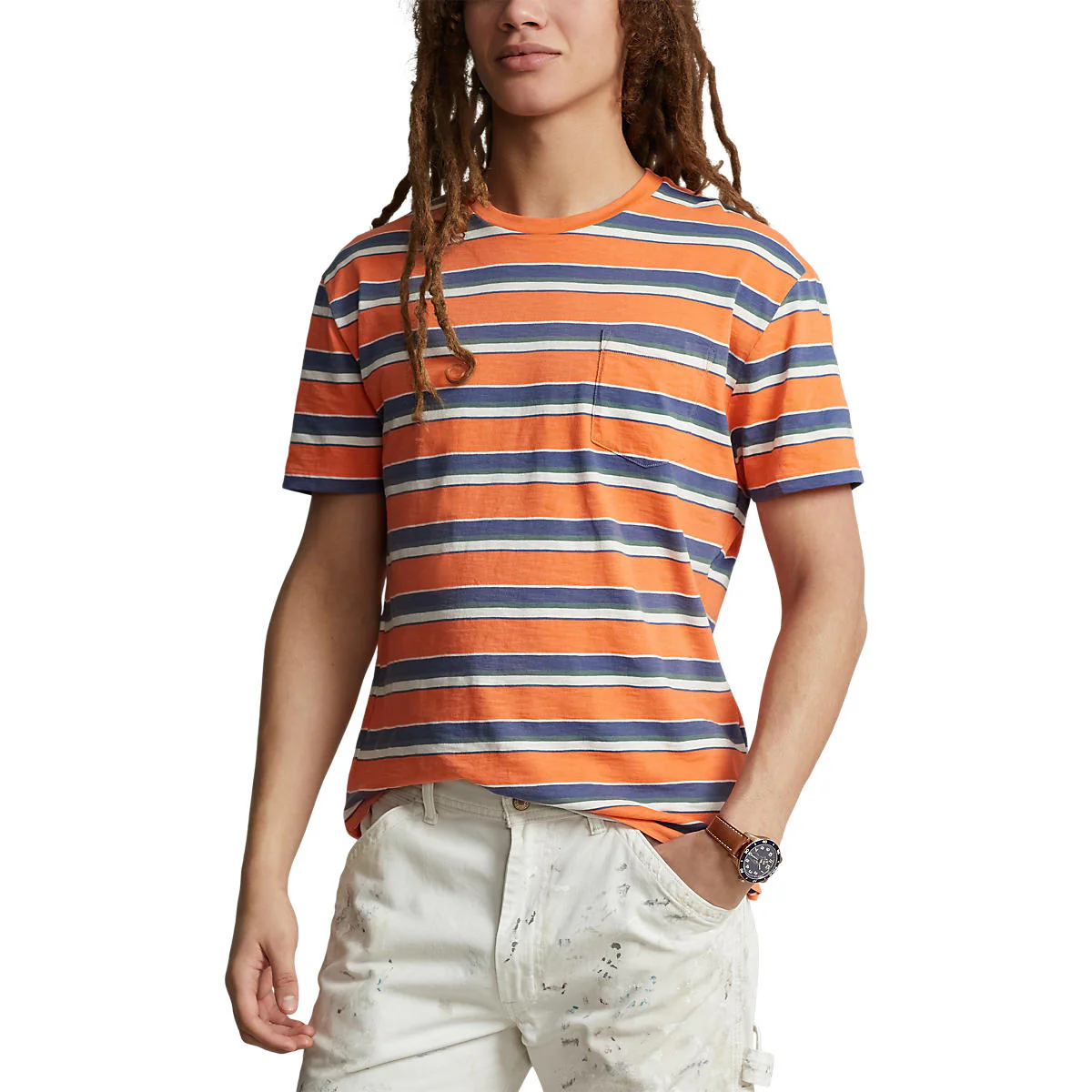 Polo Ralph Lauren - Men's Classic Fit Striped Jersey T-Shirt - Image 7