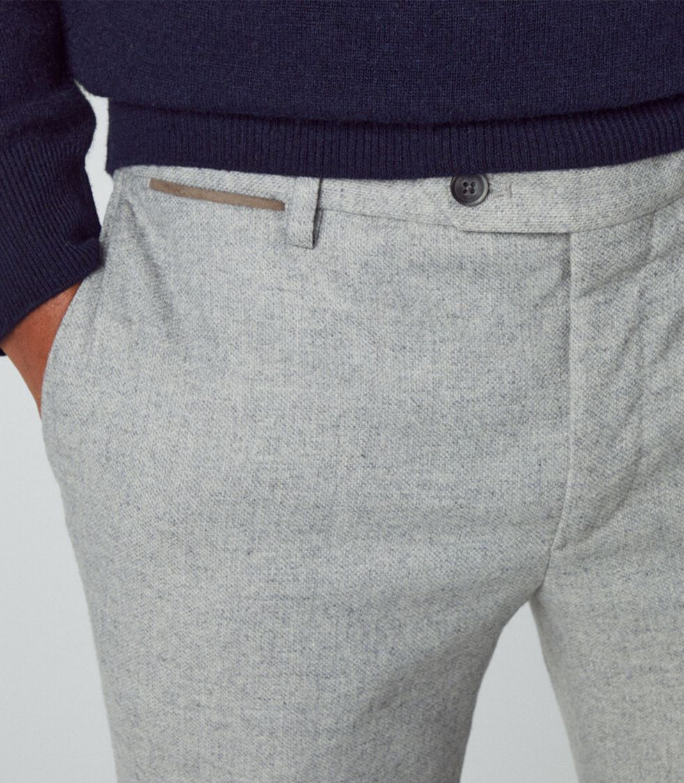 Hackett London - Donegal Slim Fit Trousers - Image 11