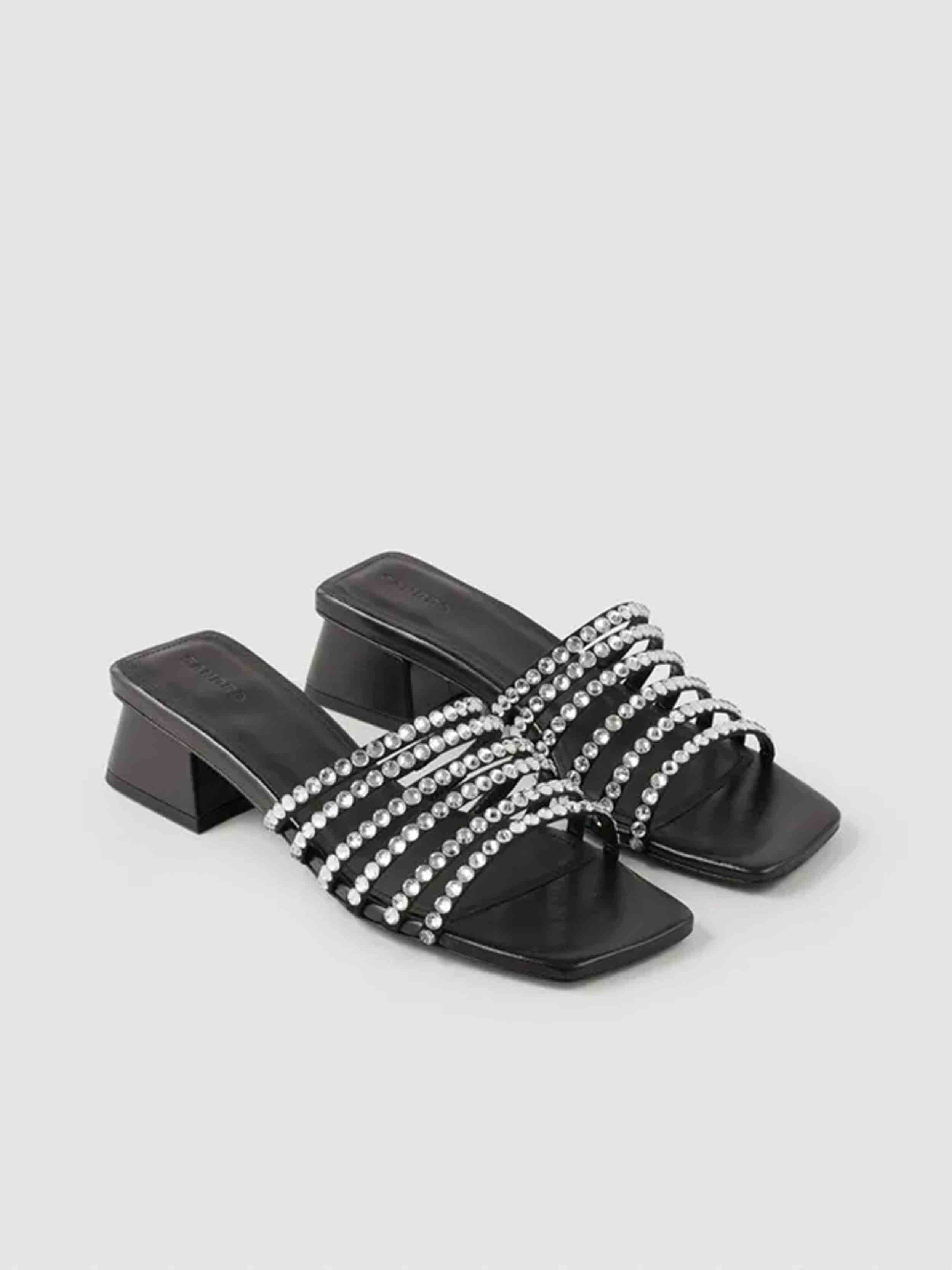 SANDRO - Women's Rhinestone Mules - Image 2