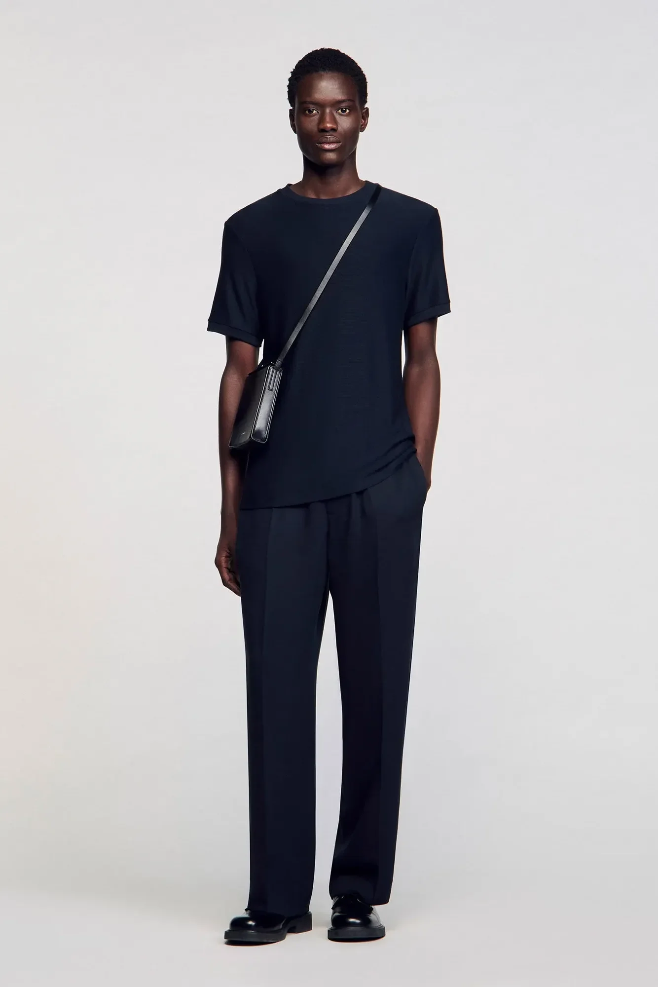 SANDRO - Men's Round Neck T-Shirt - Image 4