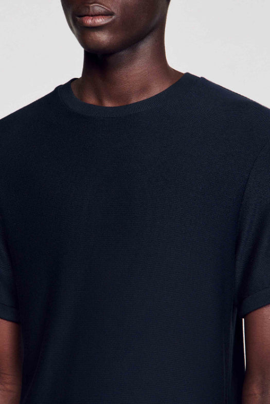 SANDRO - Men's Round Neck T-Shirt - Image 7