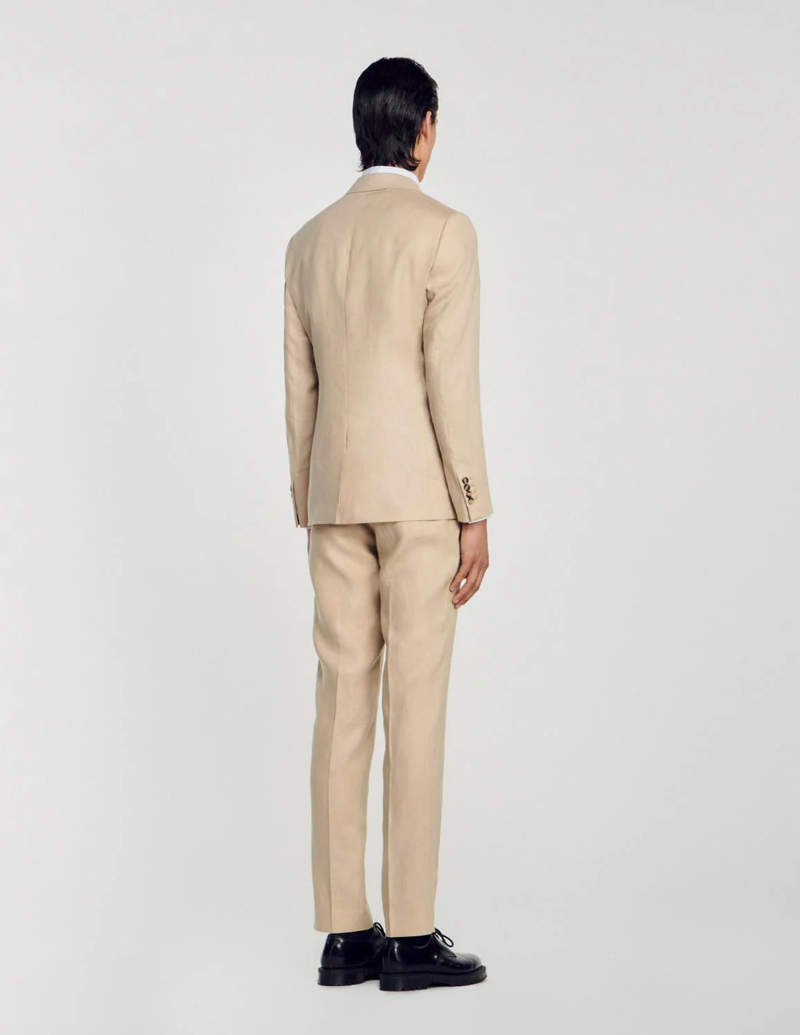 SANDRO - Men's Linen Suit Jacket - Image 3